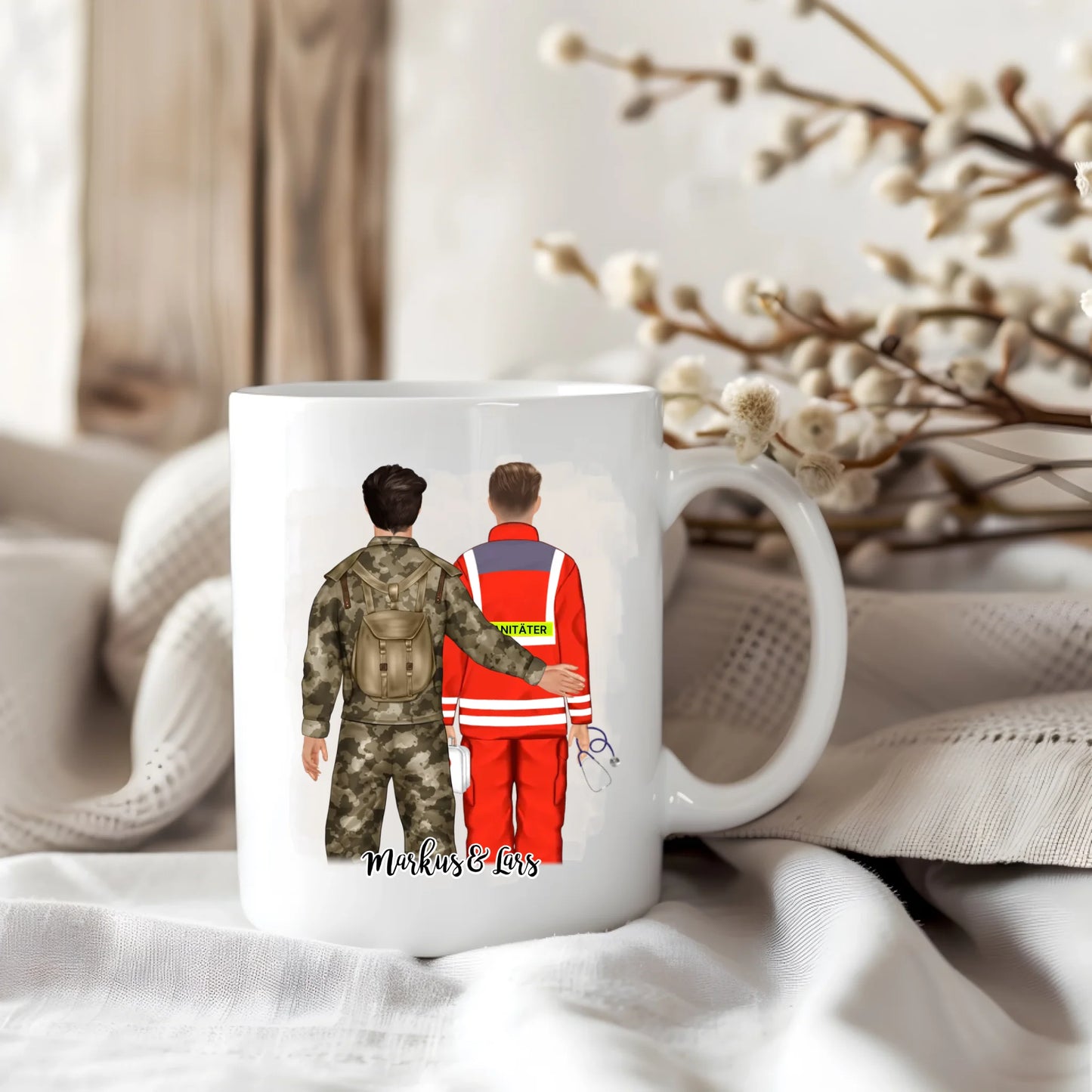 Soldat/in & Sanitäter Tasse / Thermobecher