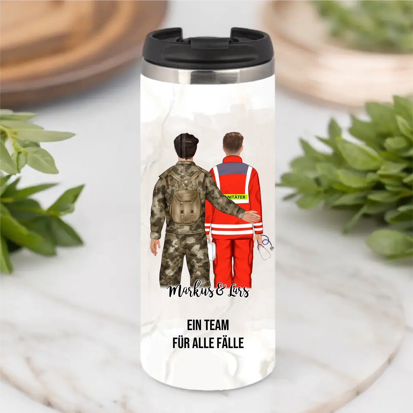 Soldat/in & Sanitäter Tasse / Thermobecher