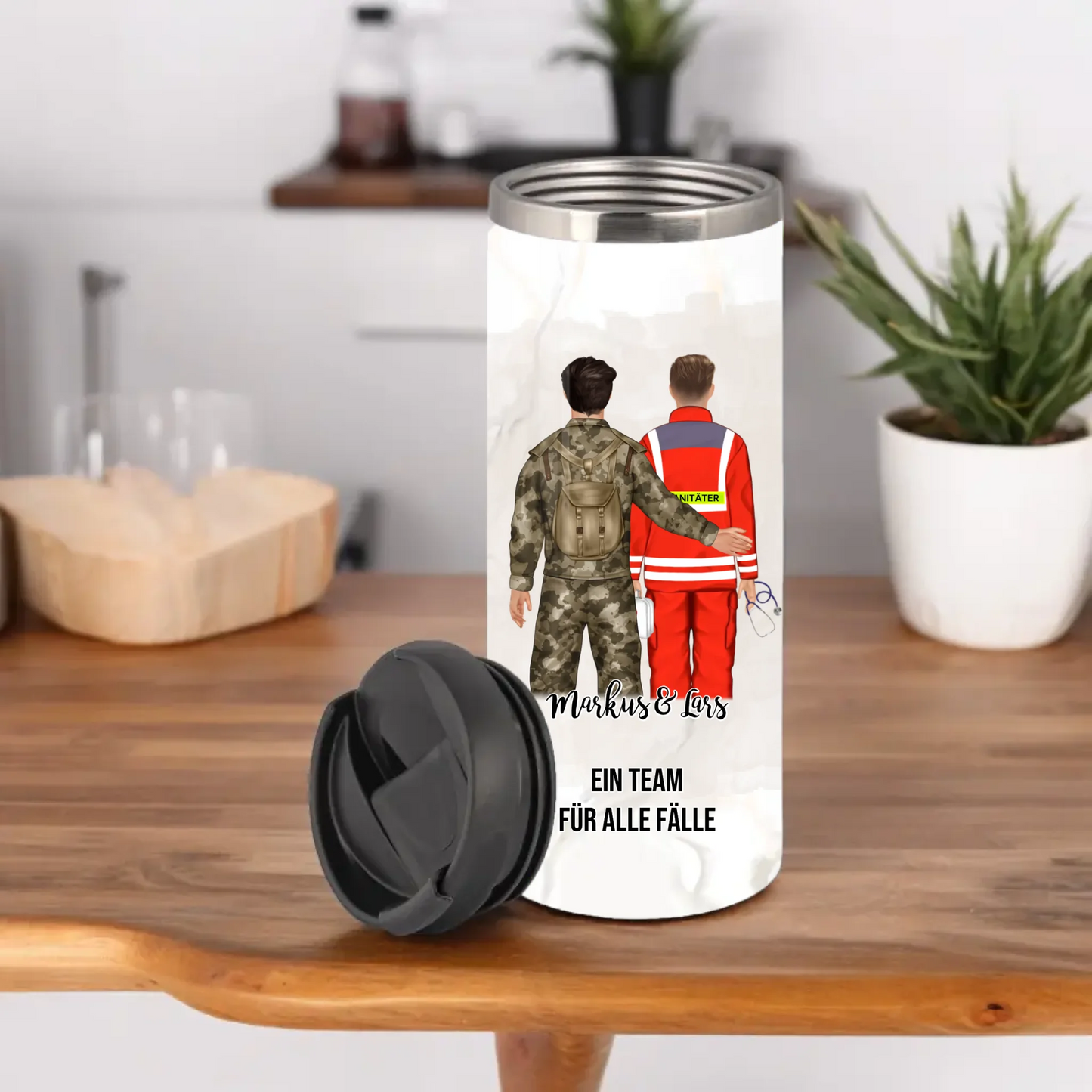 Soldat/in & Sanitäter Tasse / Thermobecher