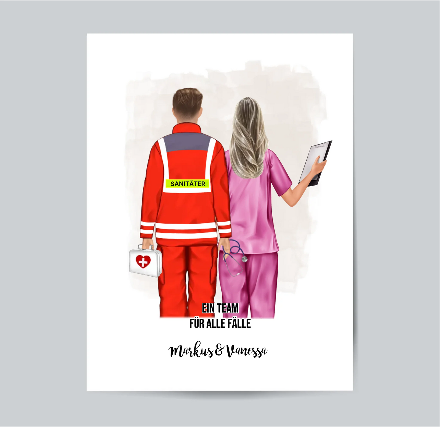 Sanitäter & Krankenschwester Poster