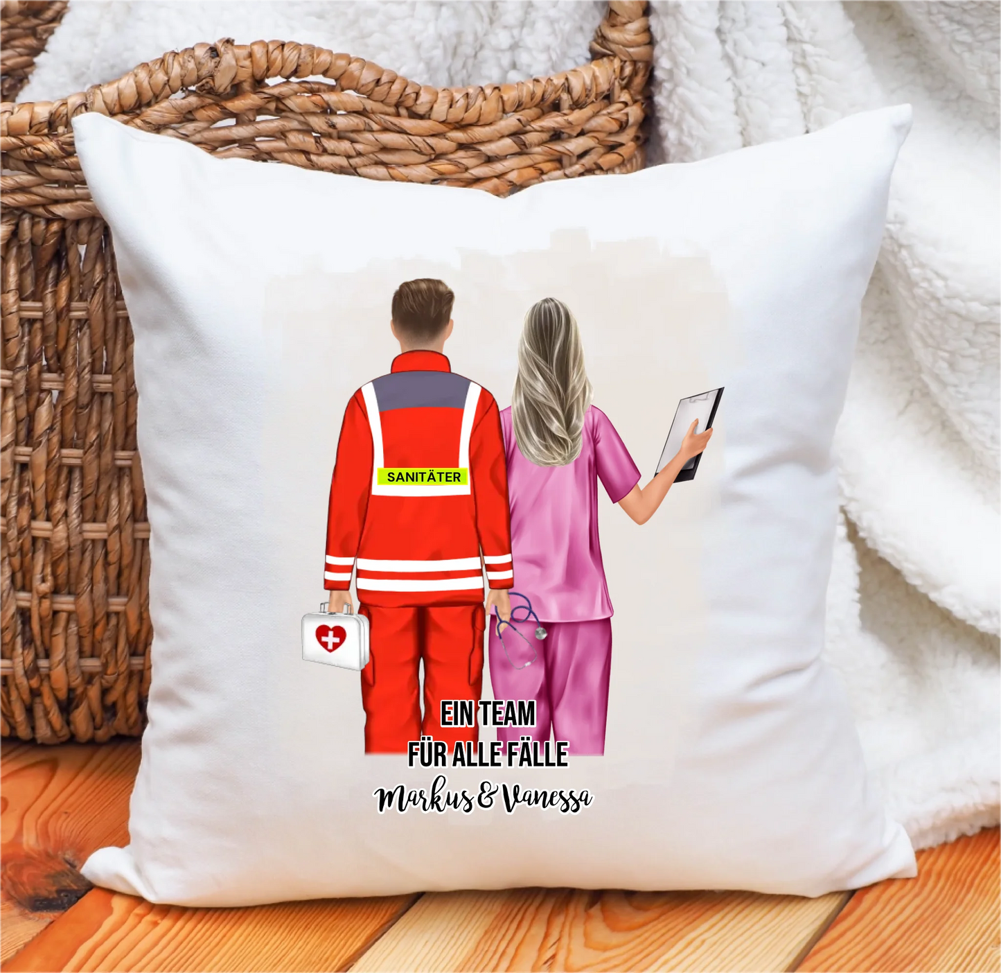 Sanitäter & Krankenschwester Kissen