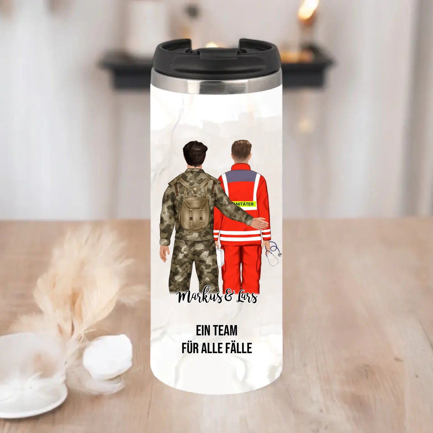 Soldat/in & Sanitäter Tasse / Thermobecher