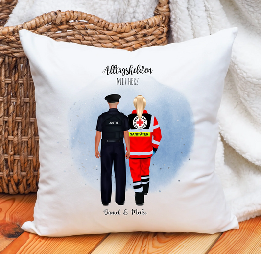 Polizei & Sanitäter Kissen