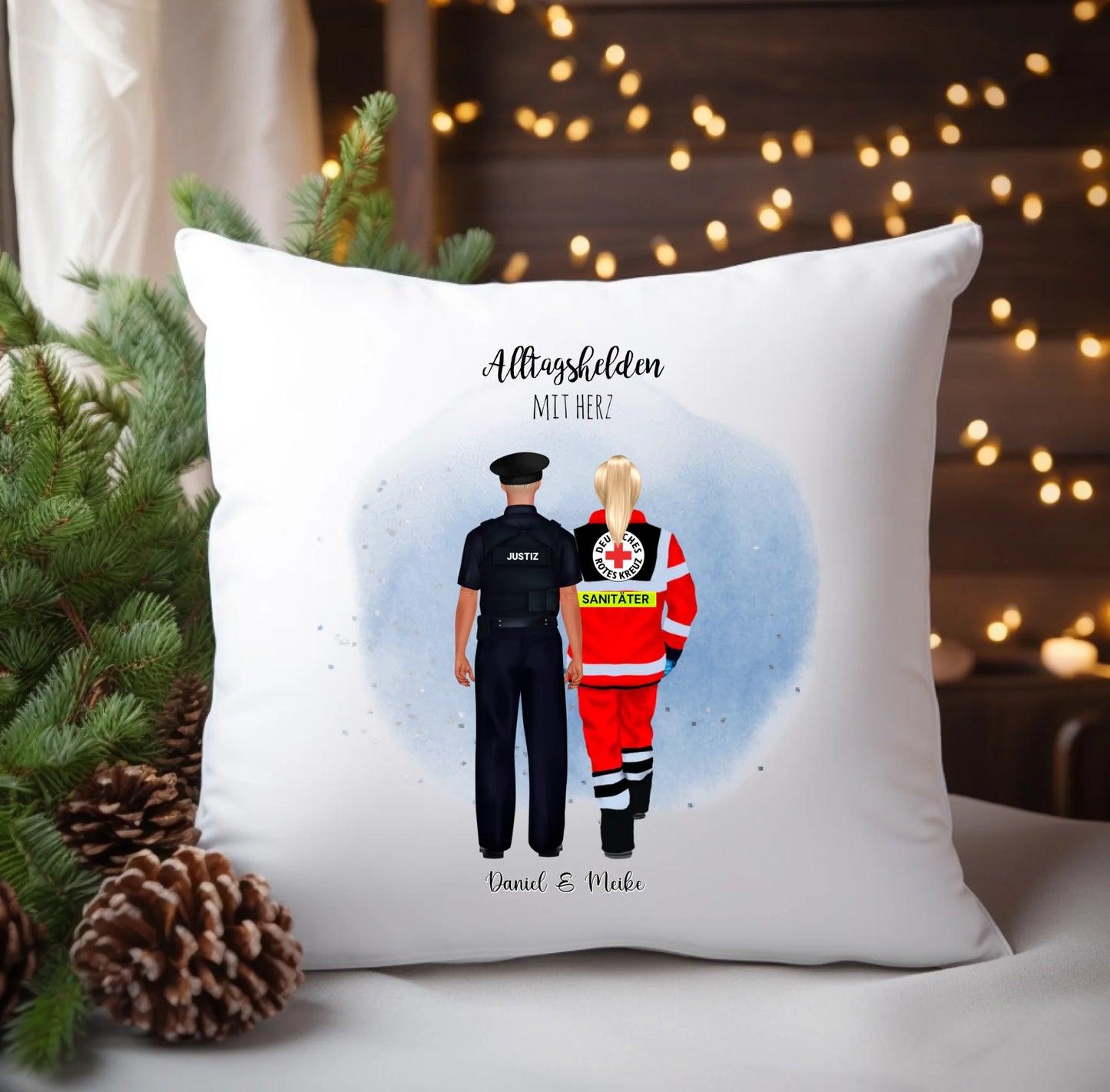 Polizei & Sanitäter Kissen