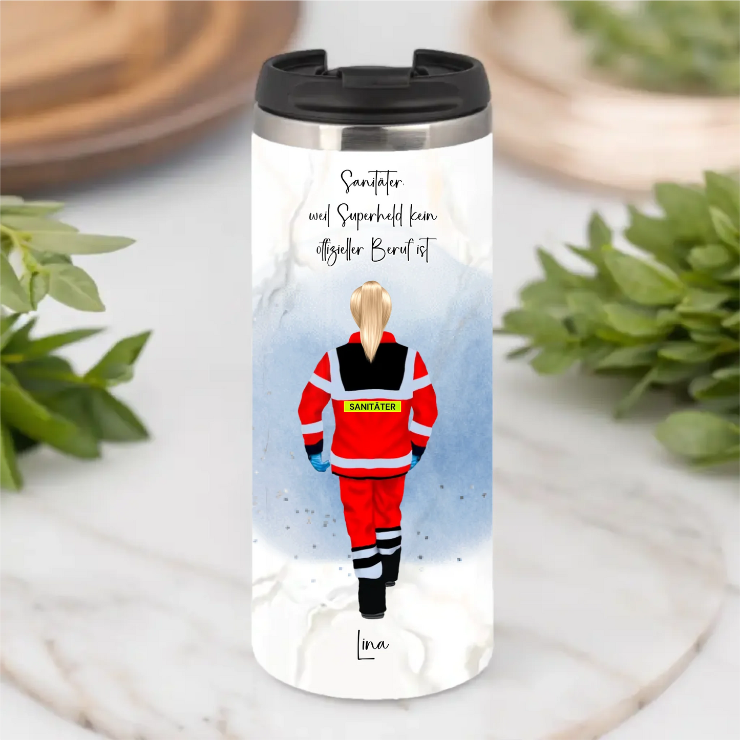 1-3 Sanitäter Tasse / Thermobecher