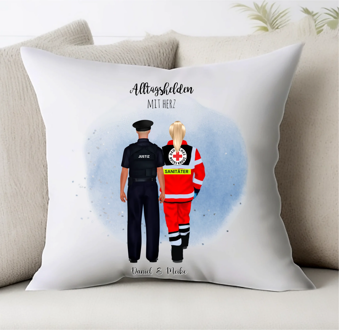Polizei & Sanitäter Kissen