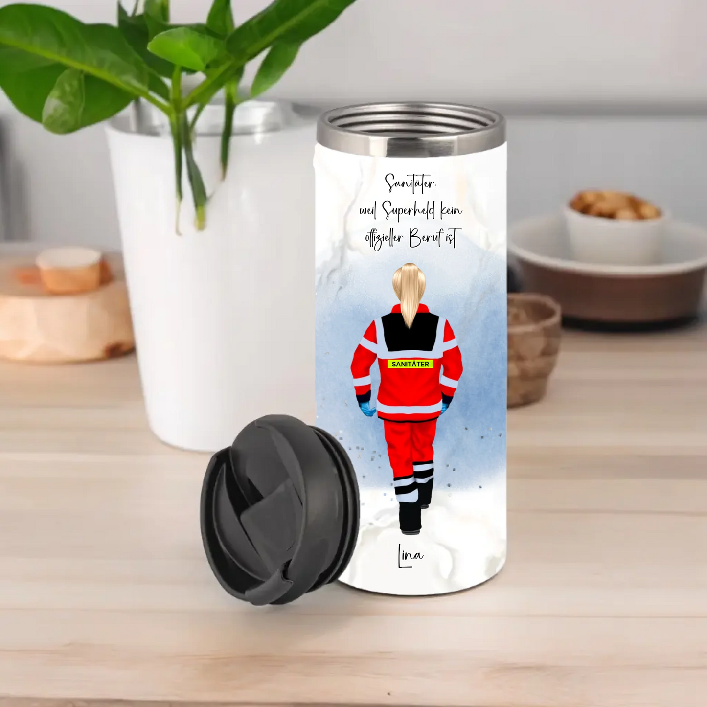 1-3 Sanitäter Tasse / Thermobecher