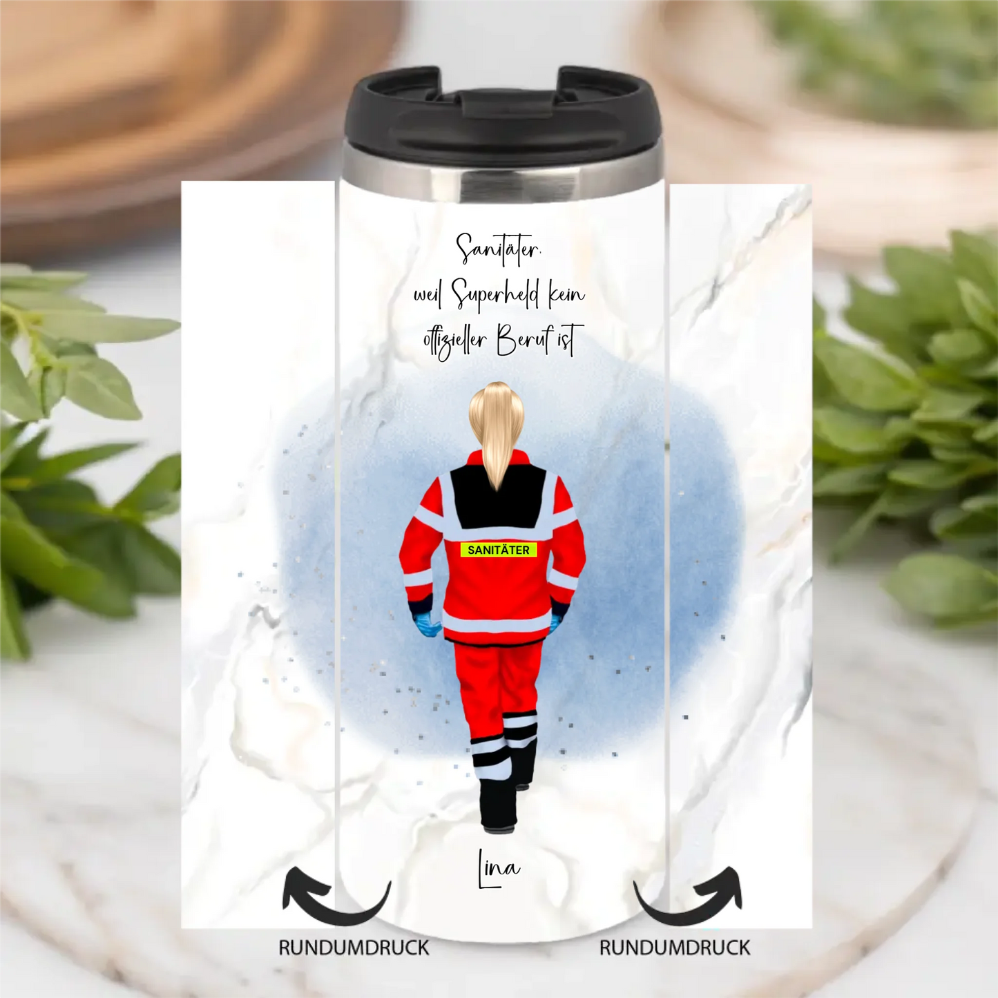 1-3 Sanitäter Tasse / Thermobecher