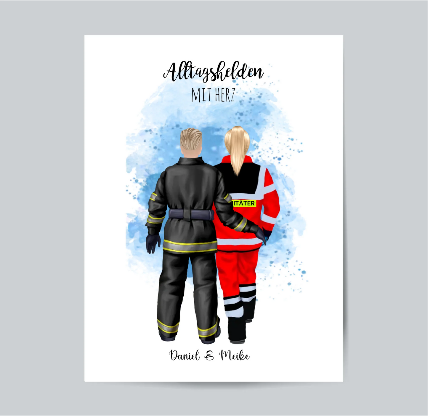 Feuerwehr & Sanitäter Poster