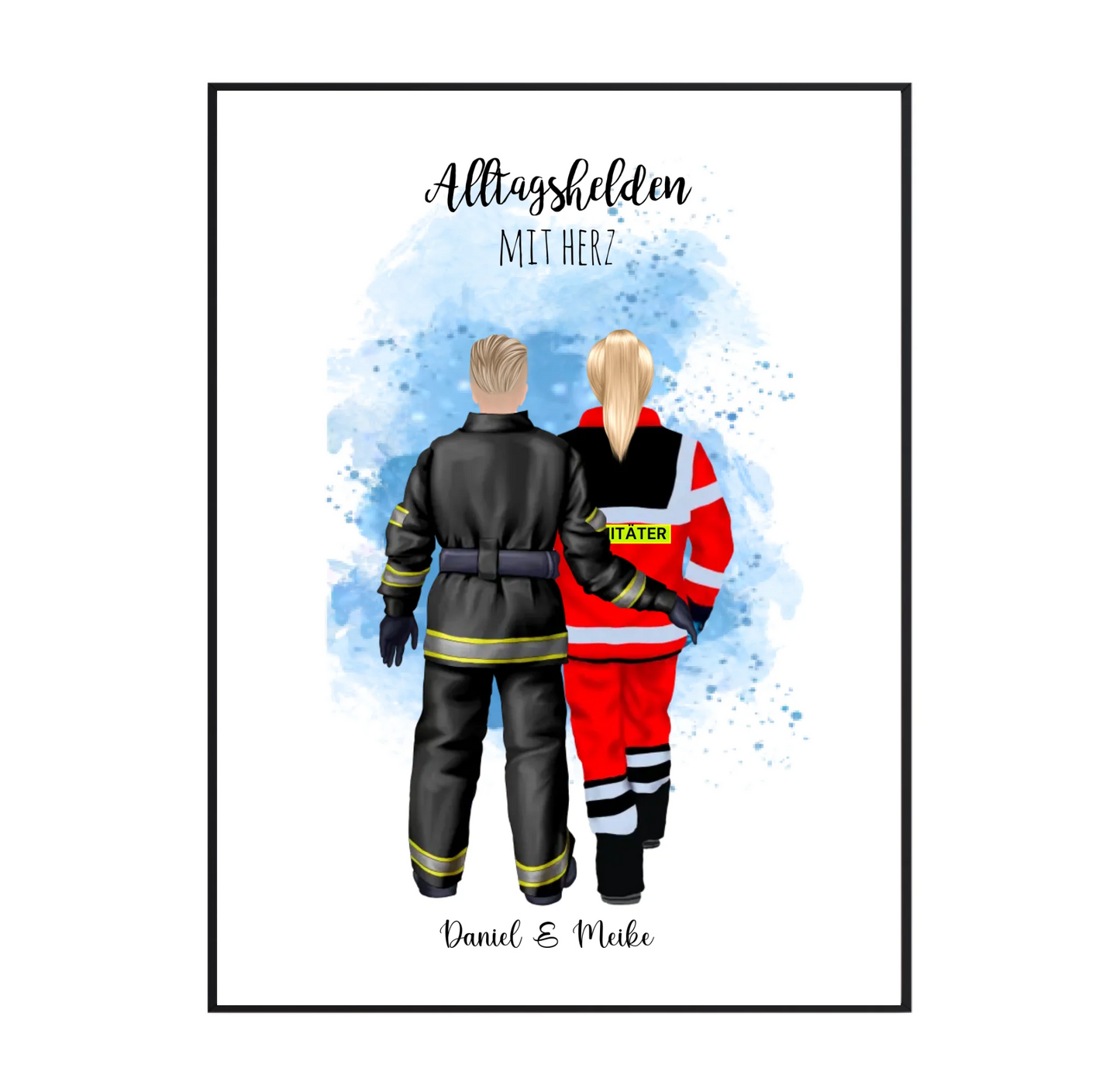 Feuerwehr & Sanitäter Poster