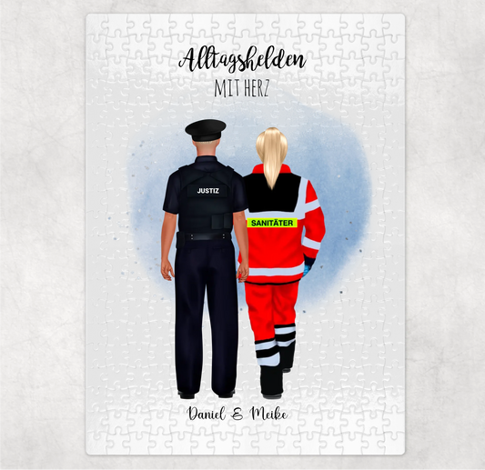 Polizei & Sanitäter Puzzle