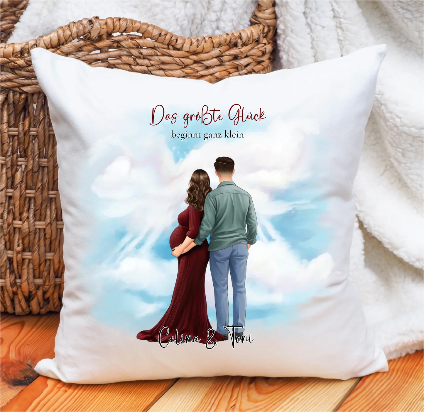 Pärchen Schwanger Kissen