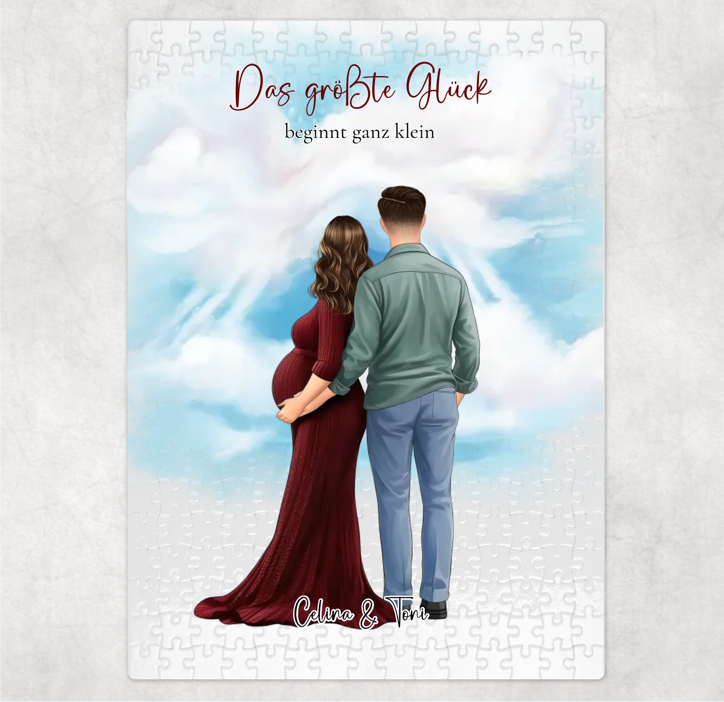 Pärchen Schwanger Puzzle