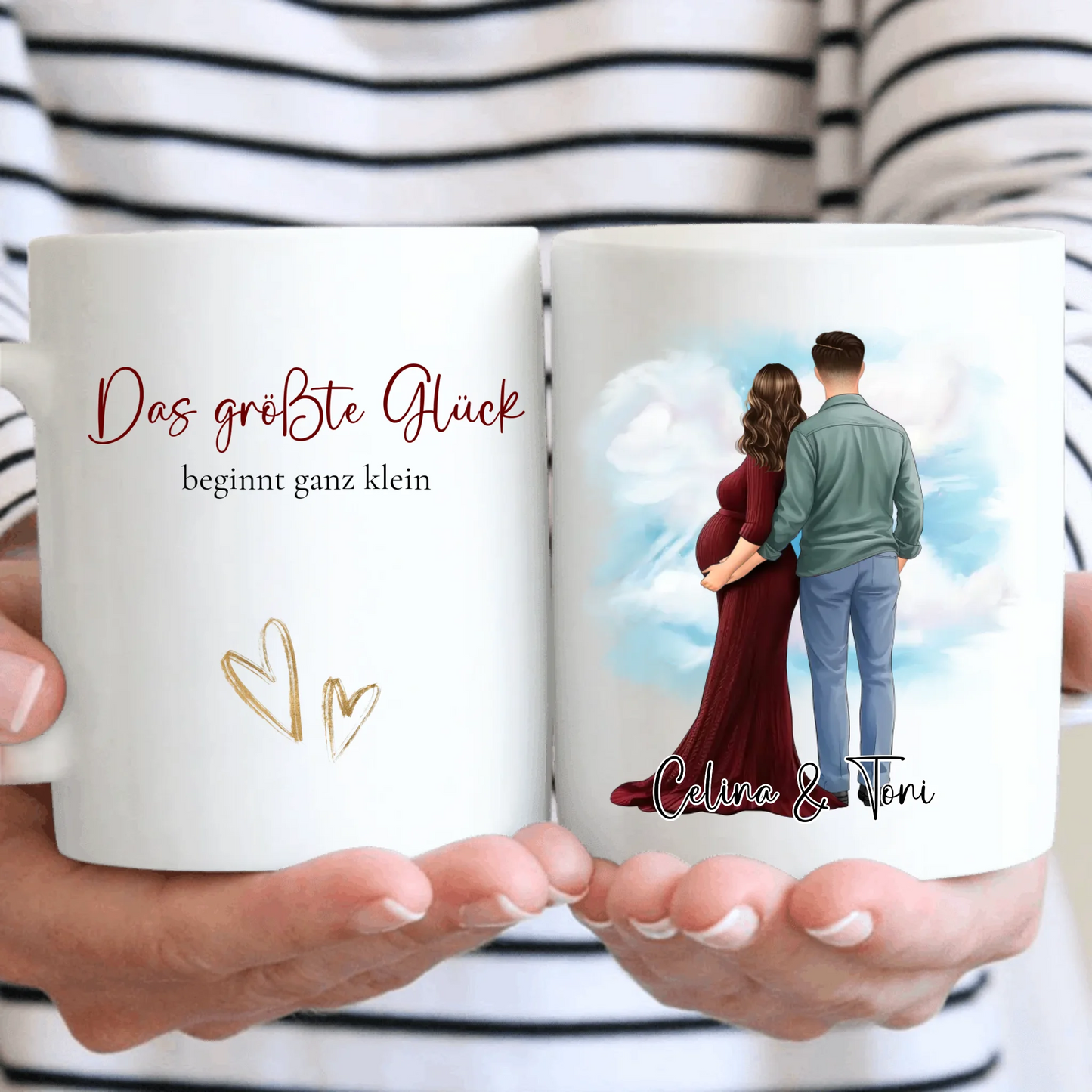 Pärchen Schwanger Tasse