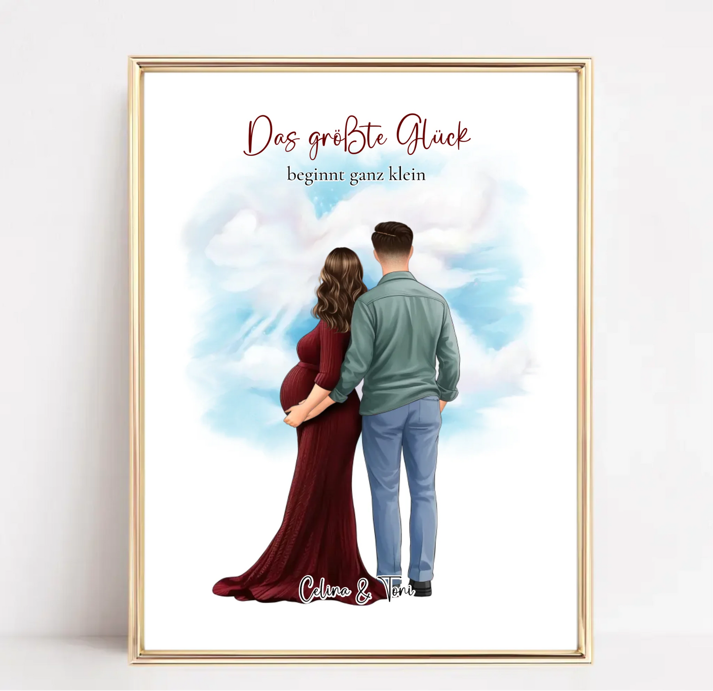 Pärchen Schwanger Poster