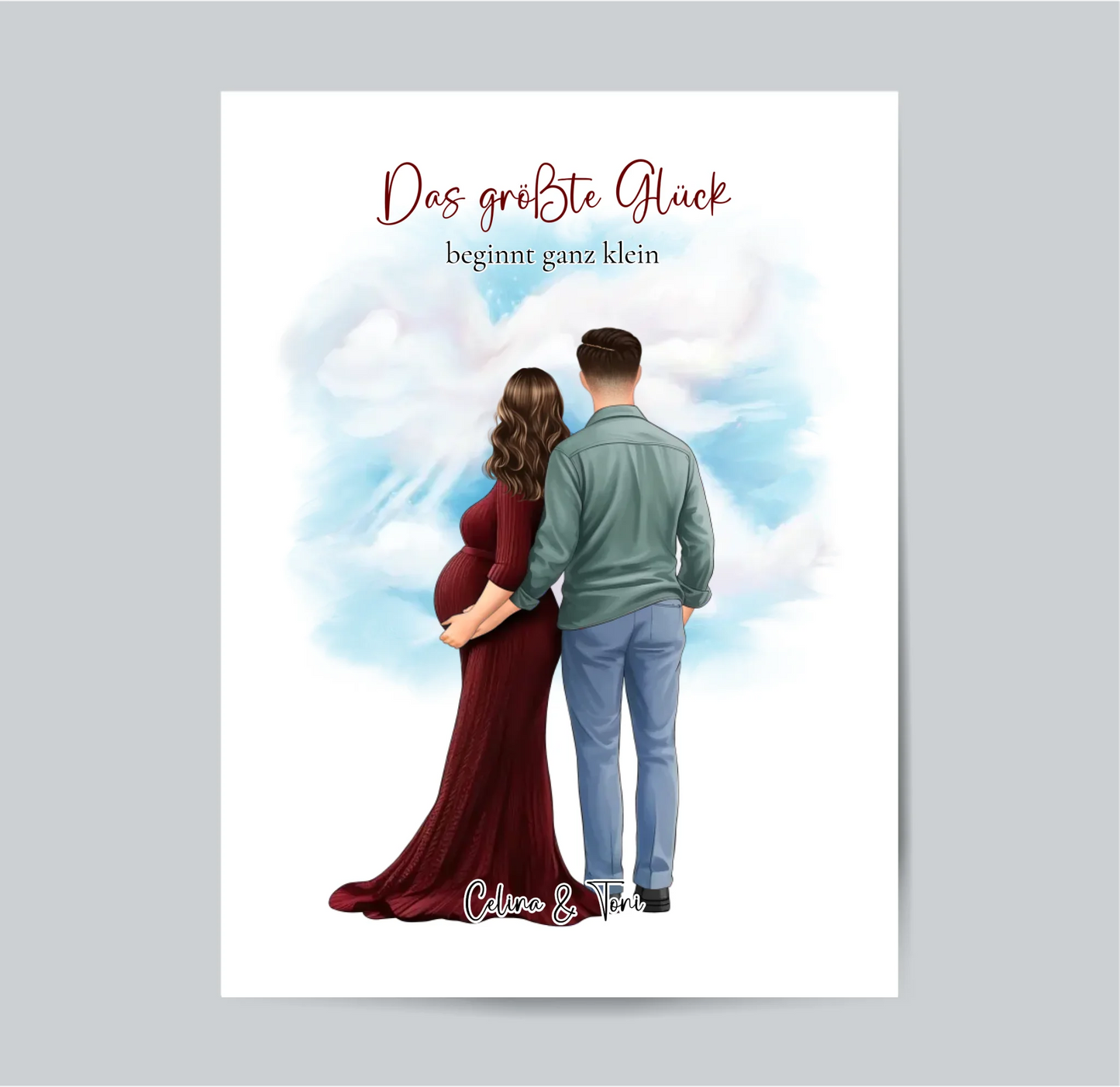 Pärchen Schwanger Poster