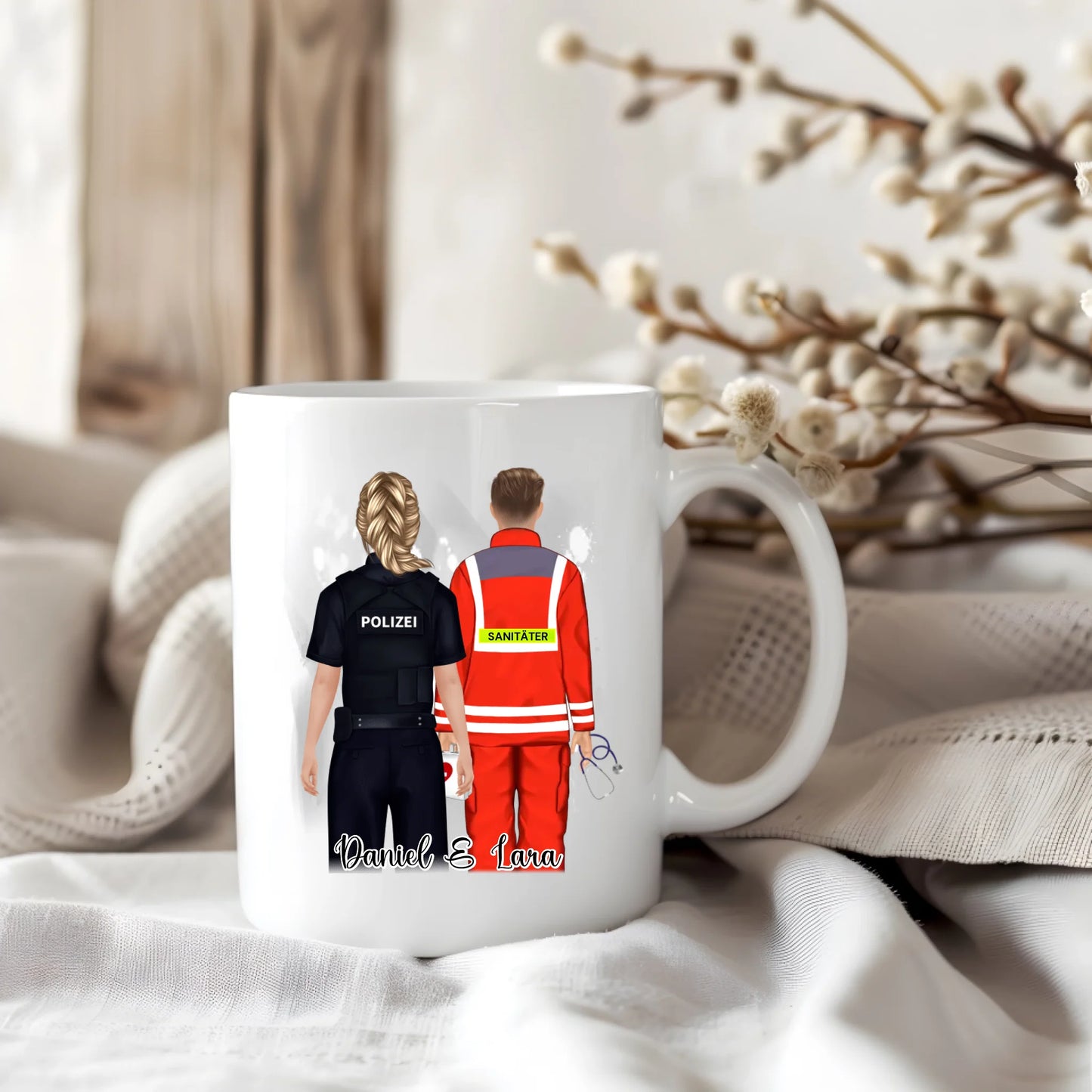 Polizei & Sanitäter Tasse