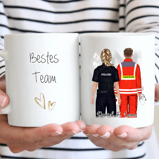 Polizei & Sanitäter Tasse