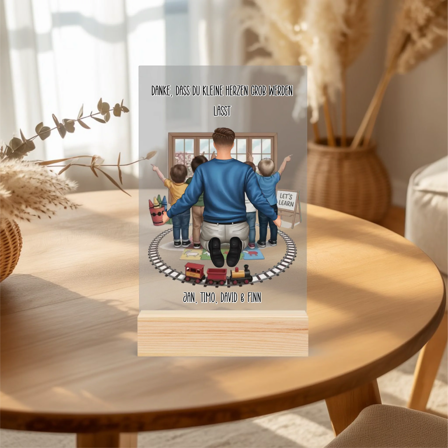 Acrylaufsteller personalisiert