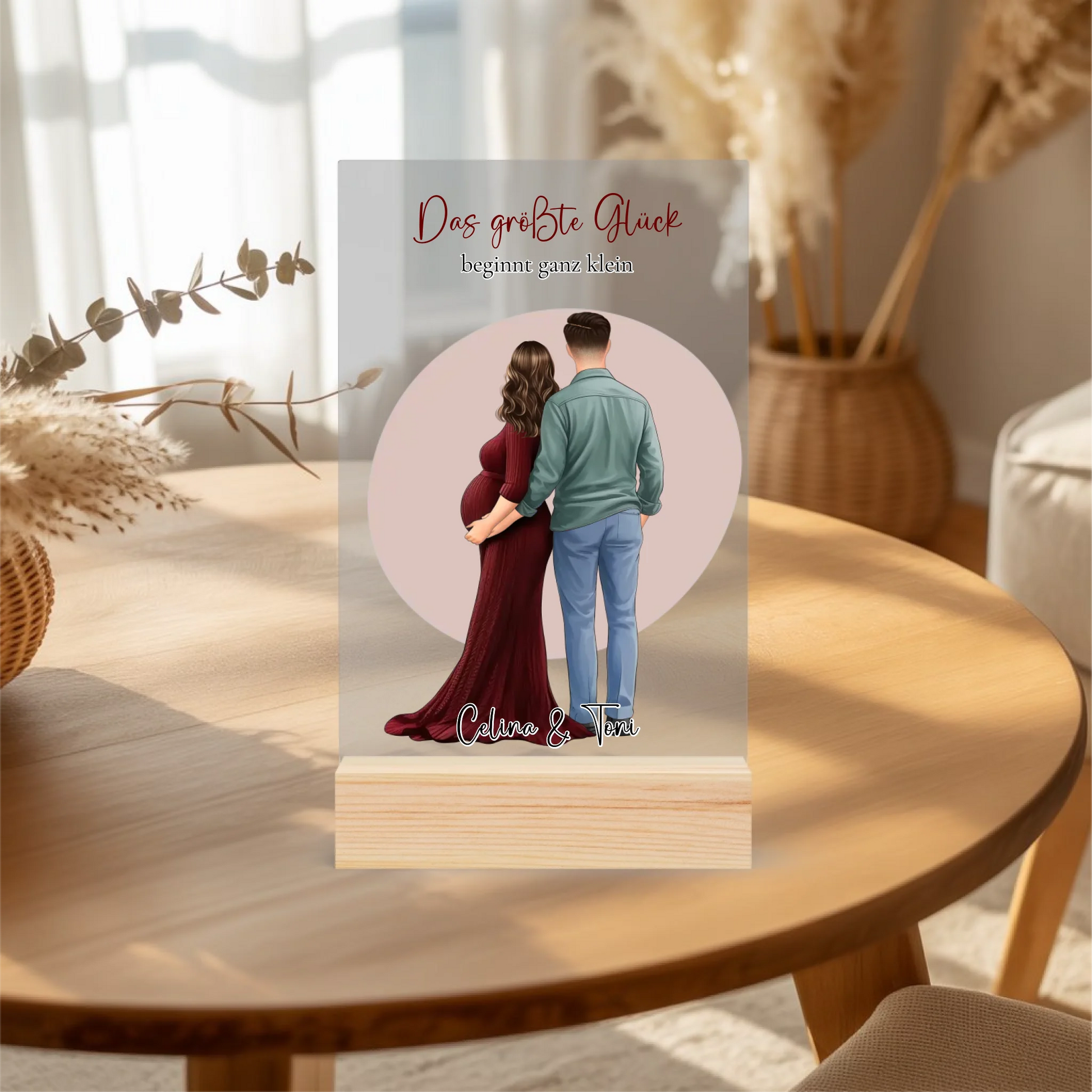 Acrylaufsteller personalisiert