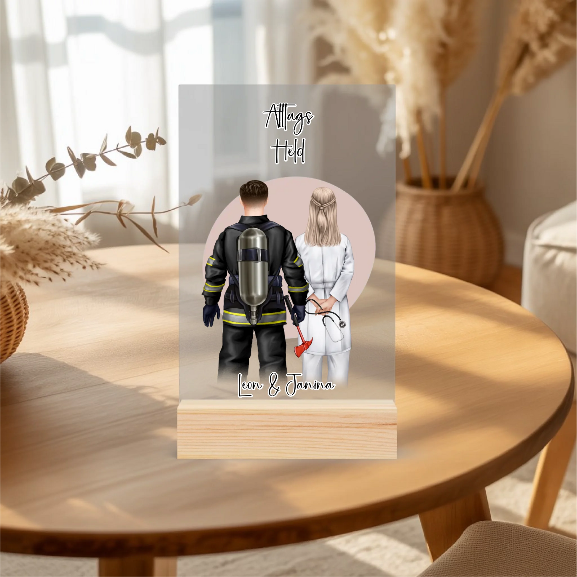 Acrylaufsteller personalisiert