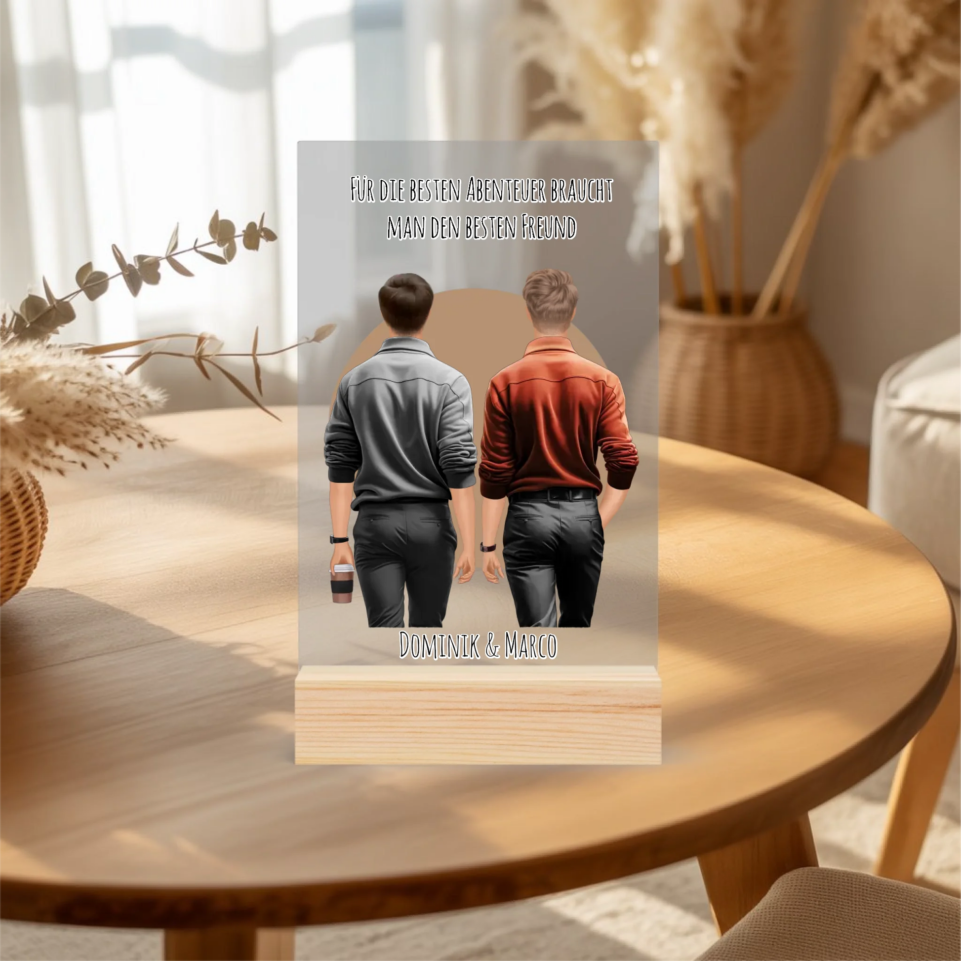 Acrylaufsteller personalisiert