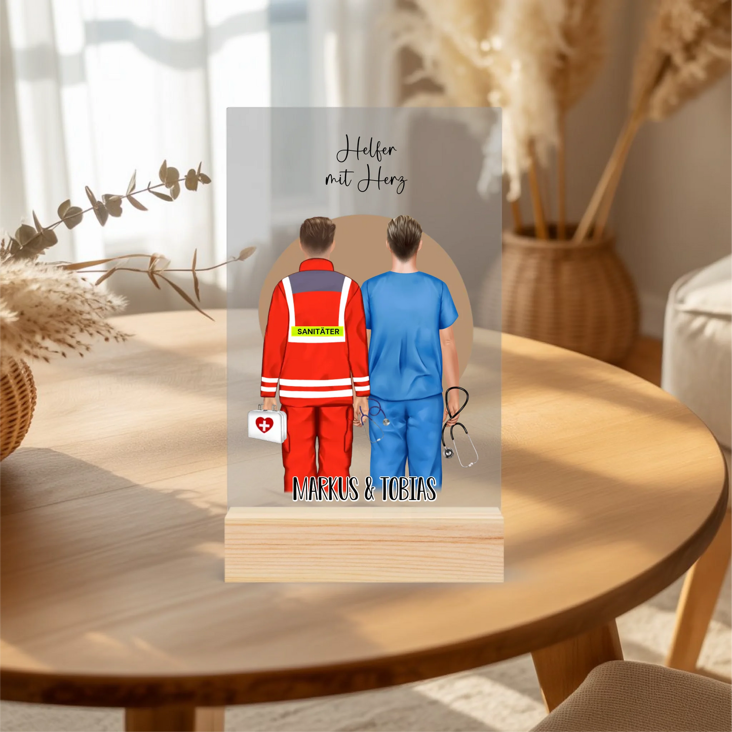 Acrylaufsteller personalisiert