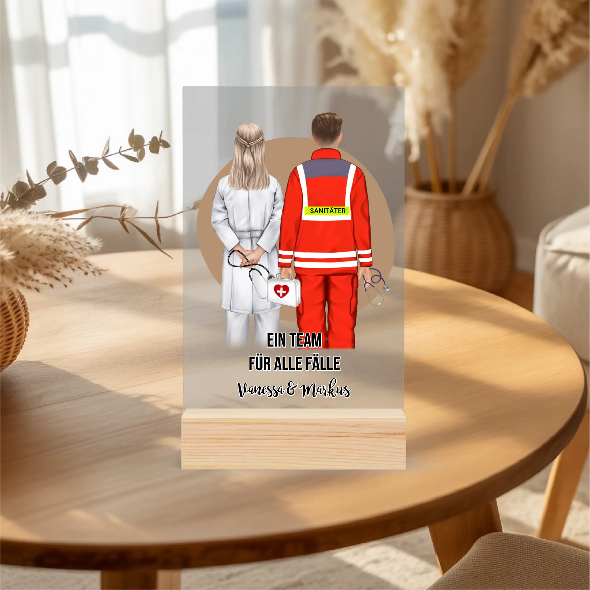 Acrylaufsteller personalisiert