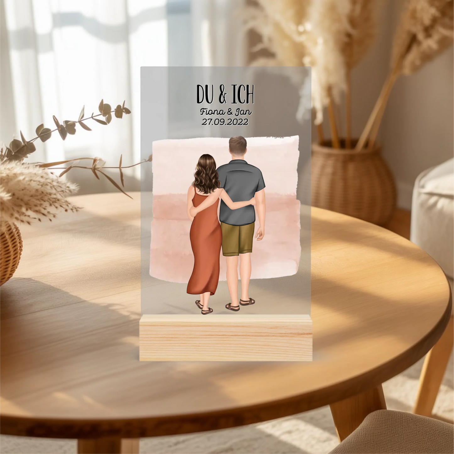 Acrylaufsteller personalisiert