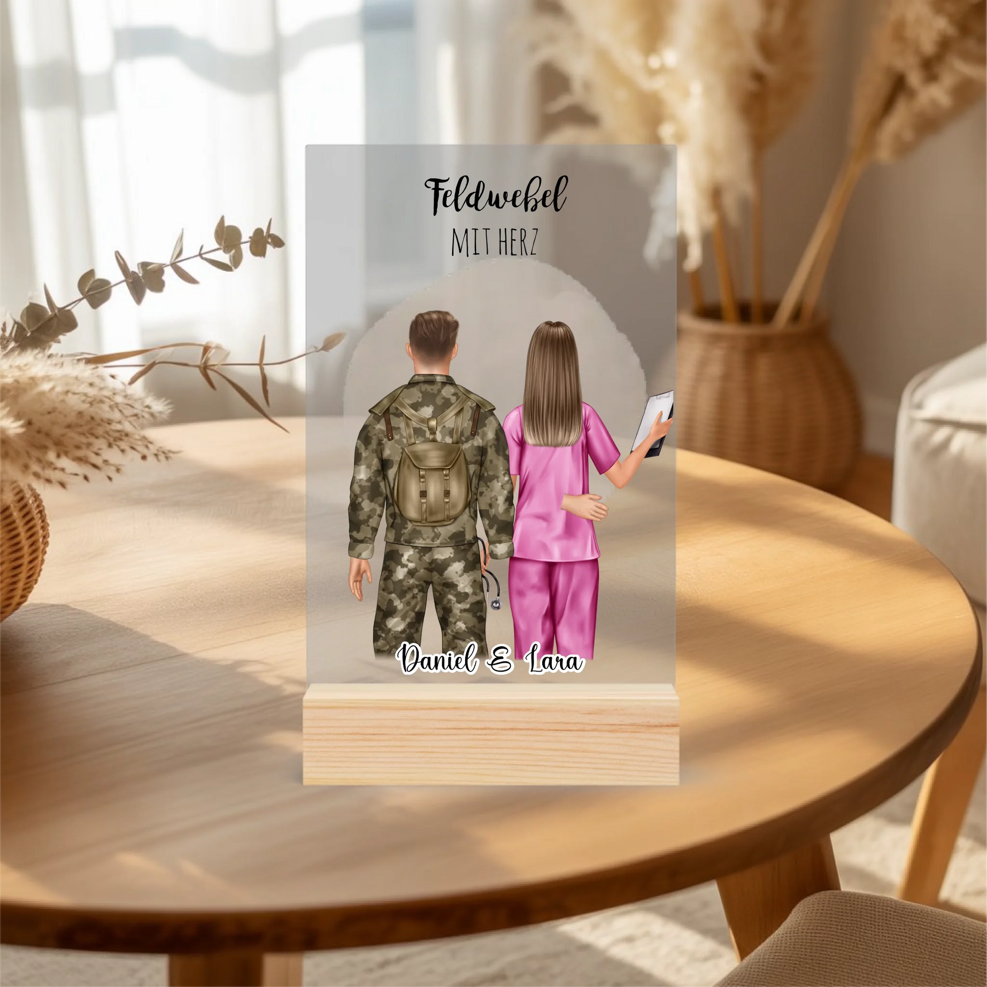 Acrylaufsteller personalisiert