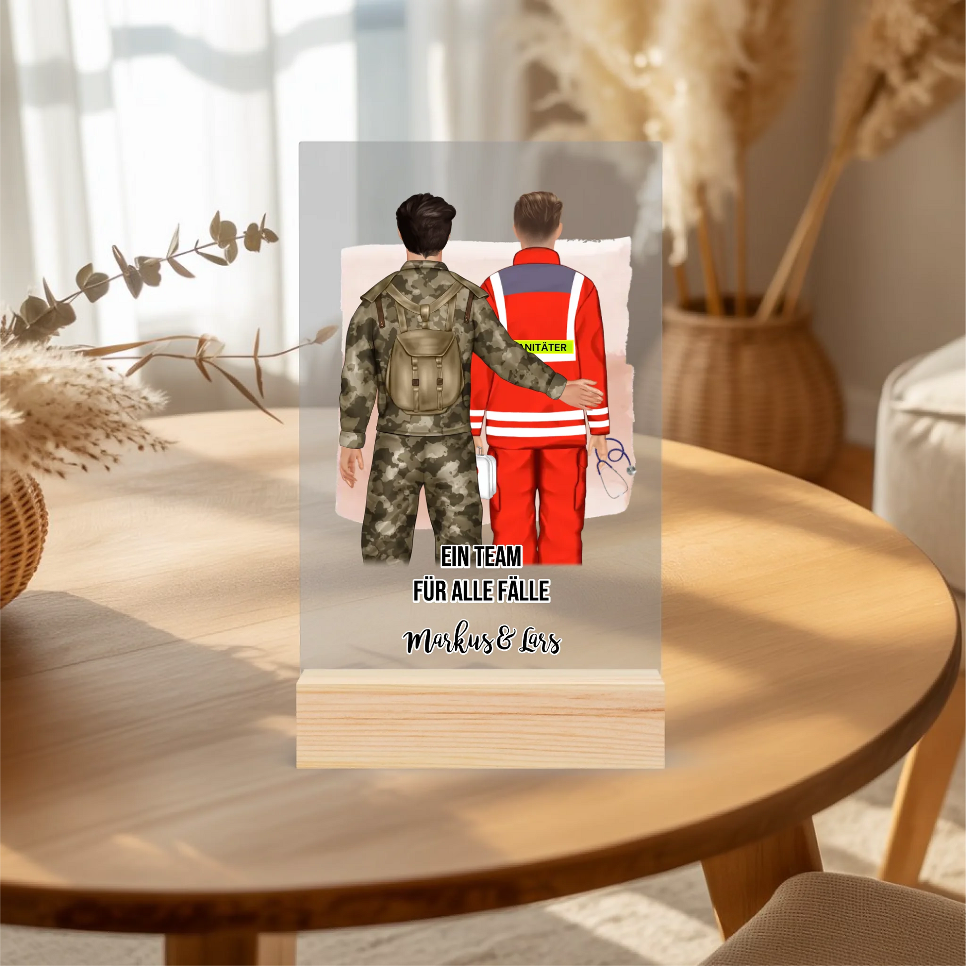 Acrylaufsteller personalisiert