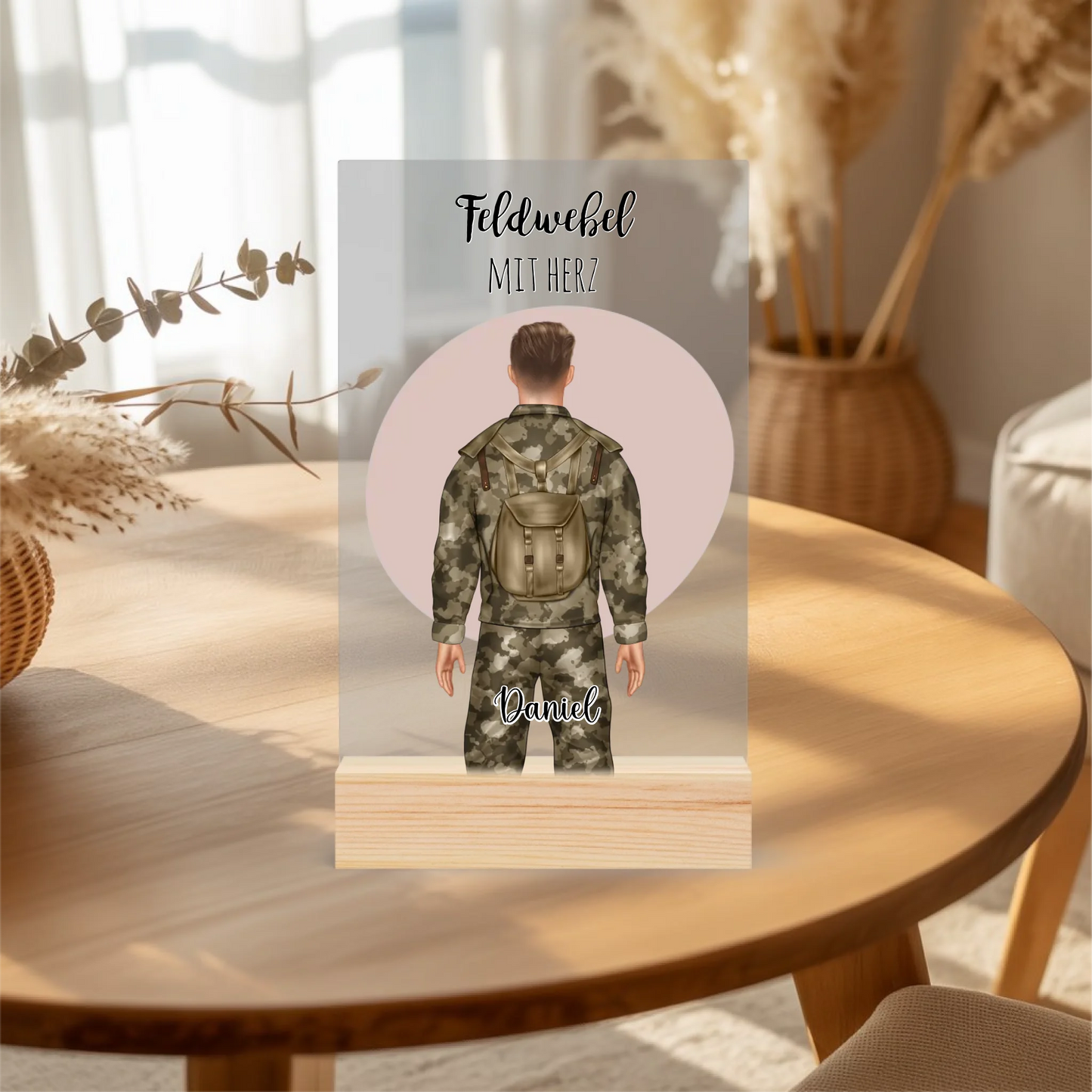 Acrylaufsteller personalisiert