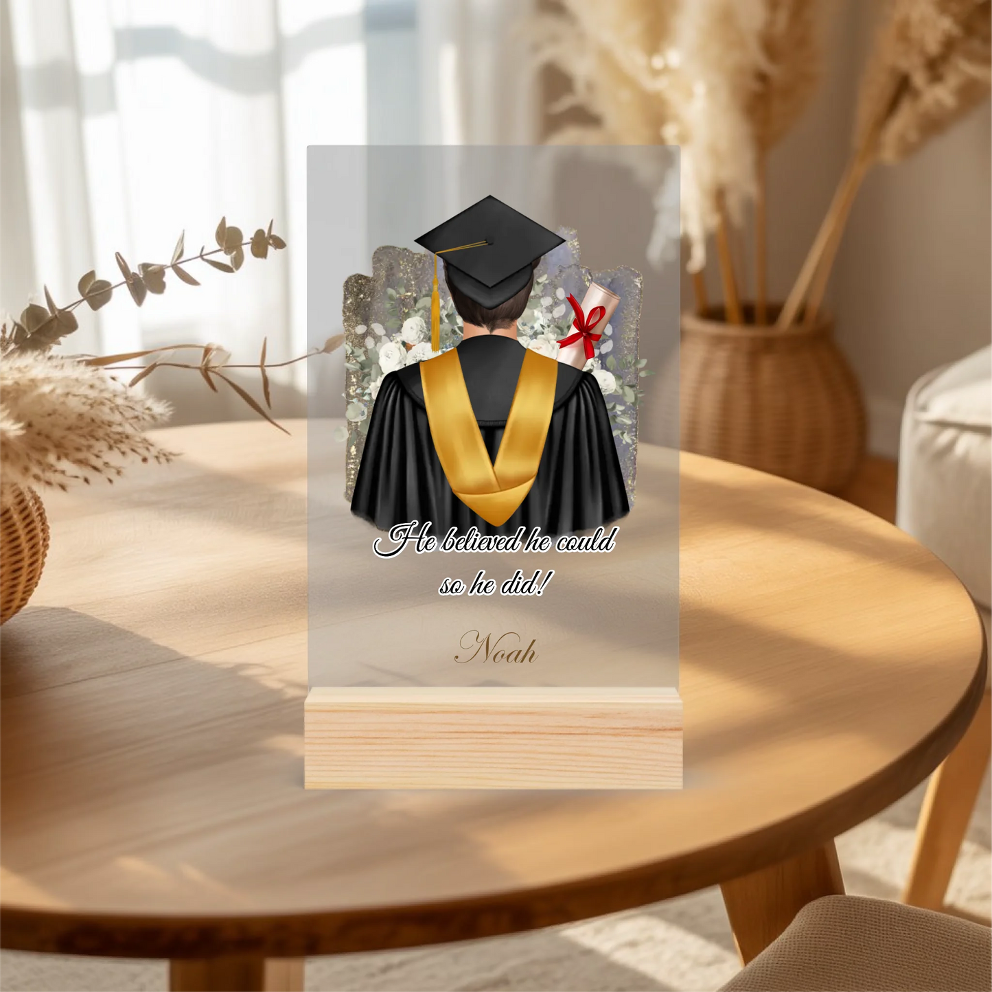 Acrylaufsteller personalisiert