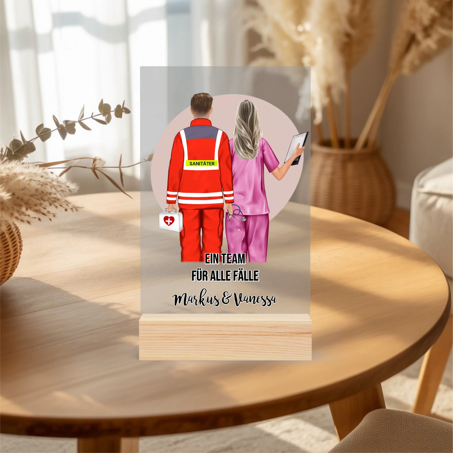 Acrylaufsteller personalisiert