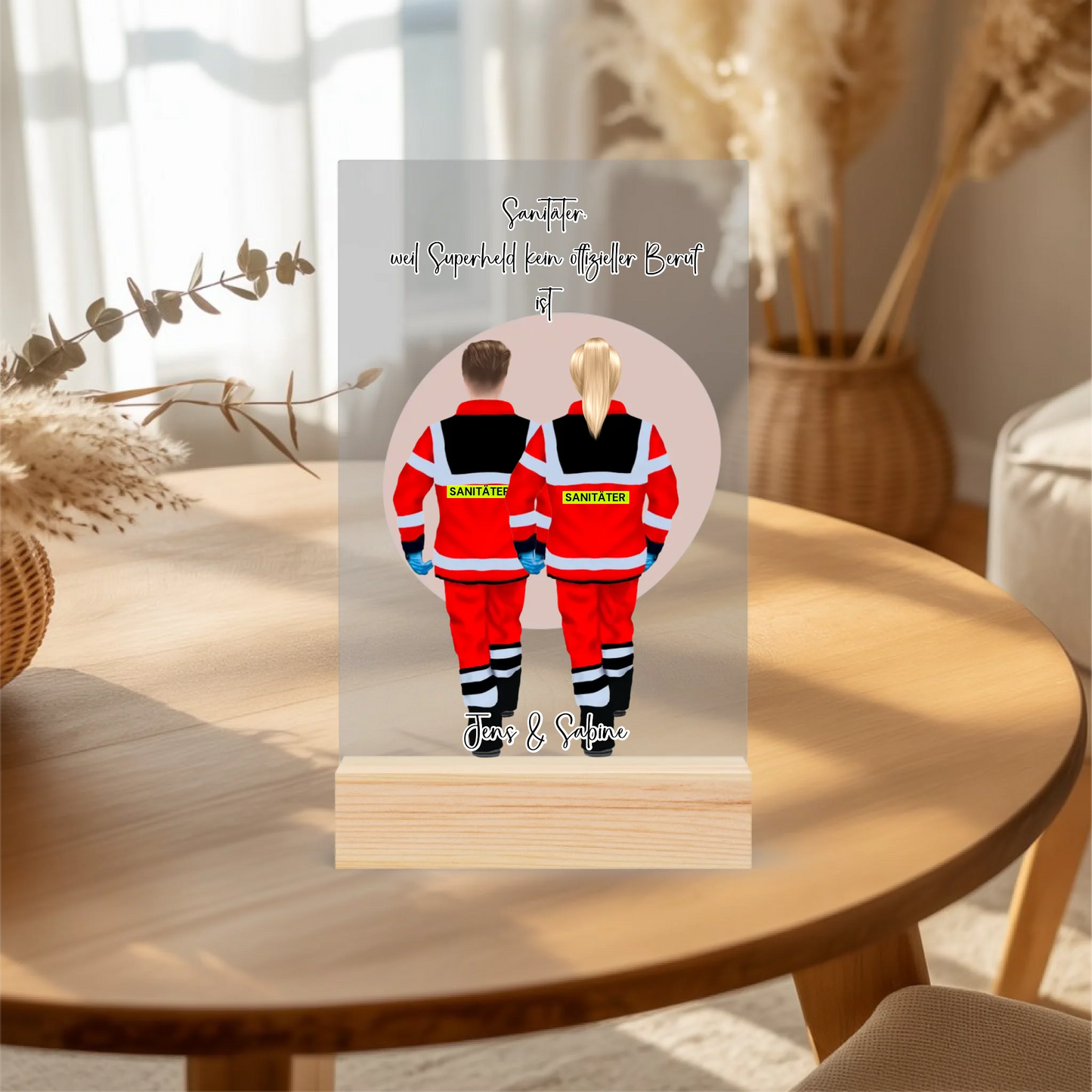 Acrylaufsteller personalisiert