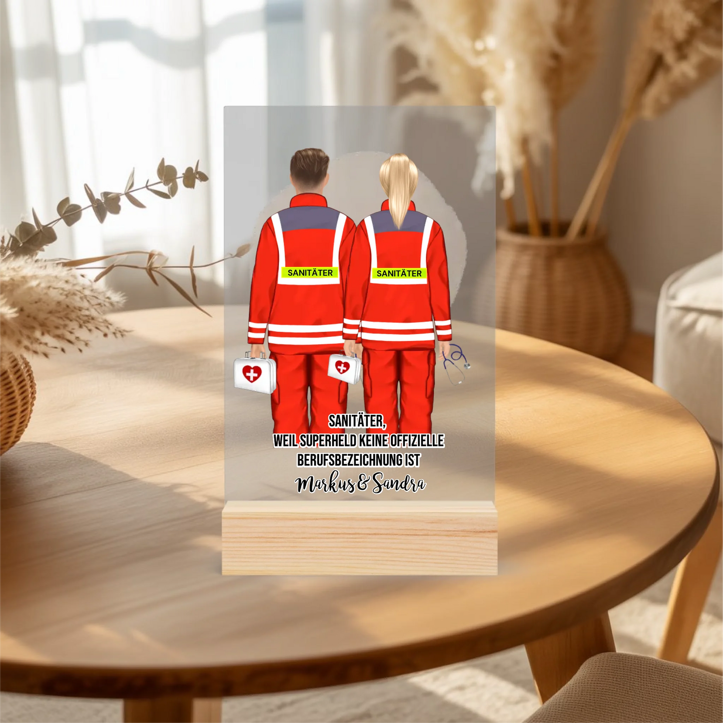 Acrylaufsteller personalisiert