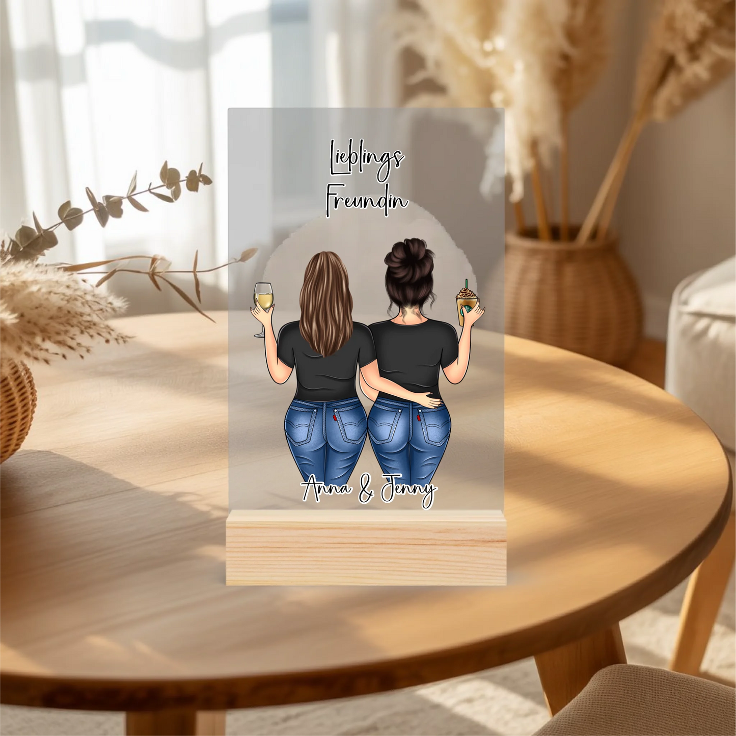 Acrylaufsteller personalisiert