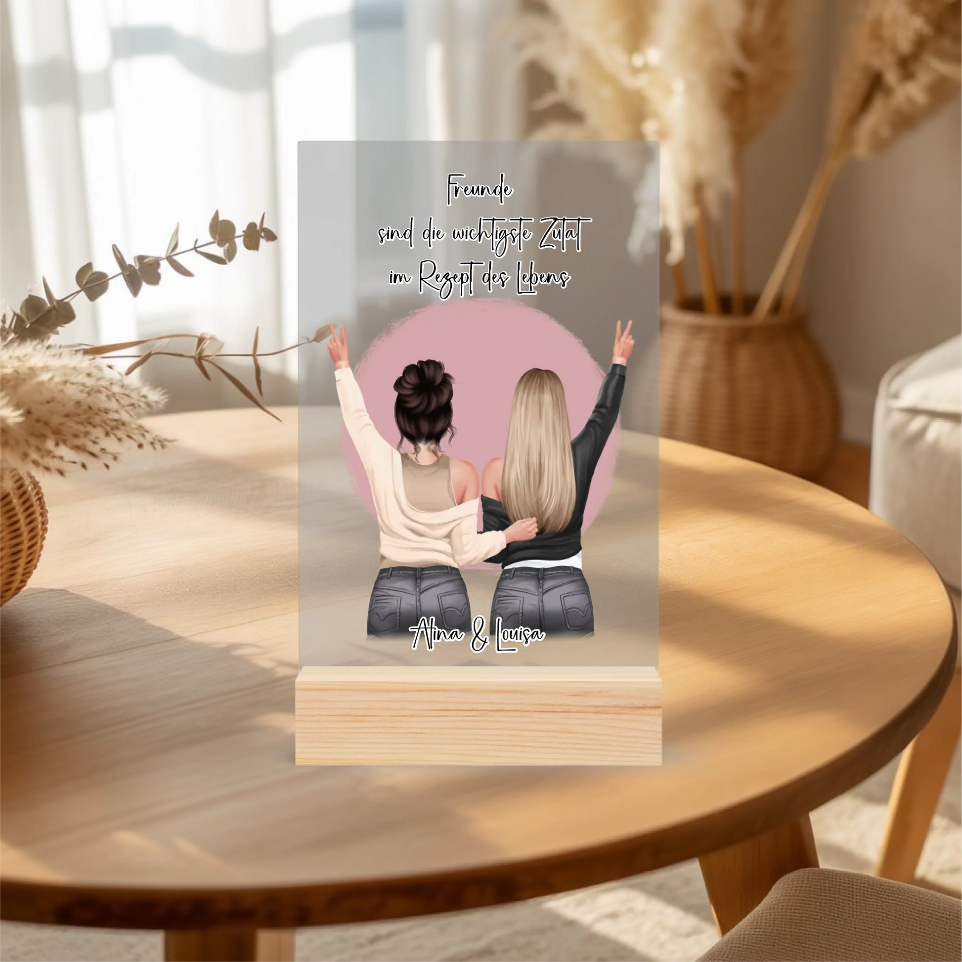 Acrylaufsteller personalisiert