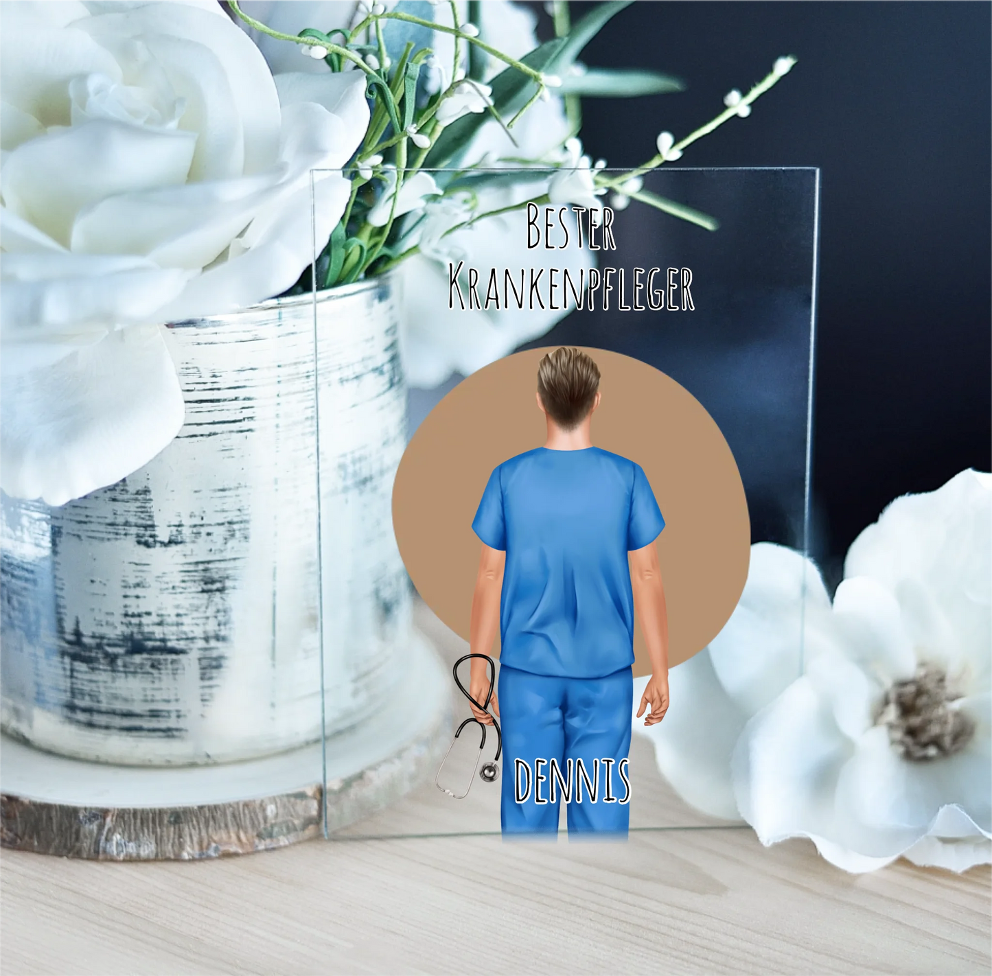 Krankenpfleger Acrylschild