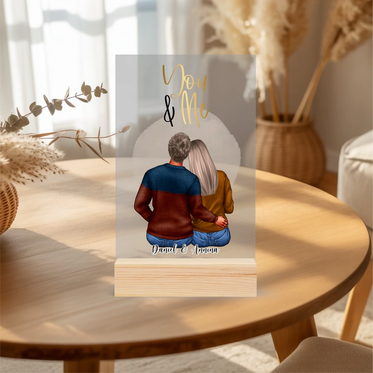 Acrylaufsteller personalisiert