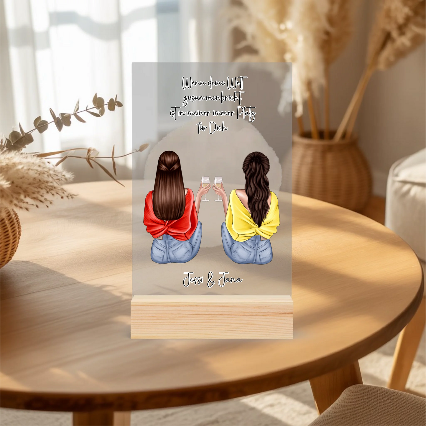 Acrylaufsteller personalisiert