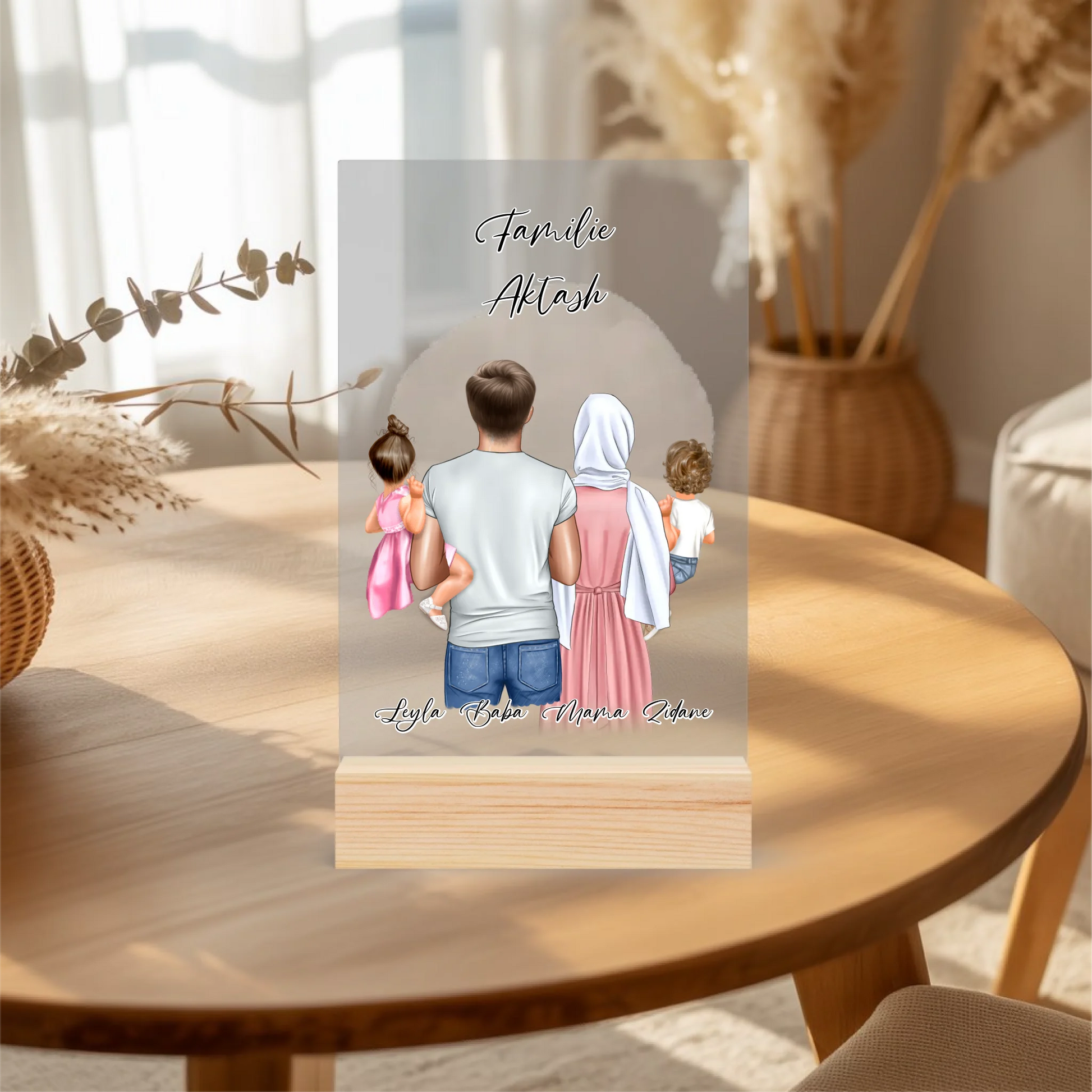 Acrylaufsteller personalisiert