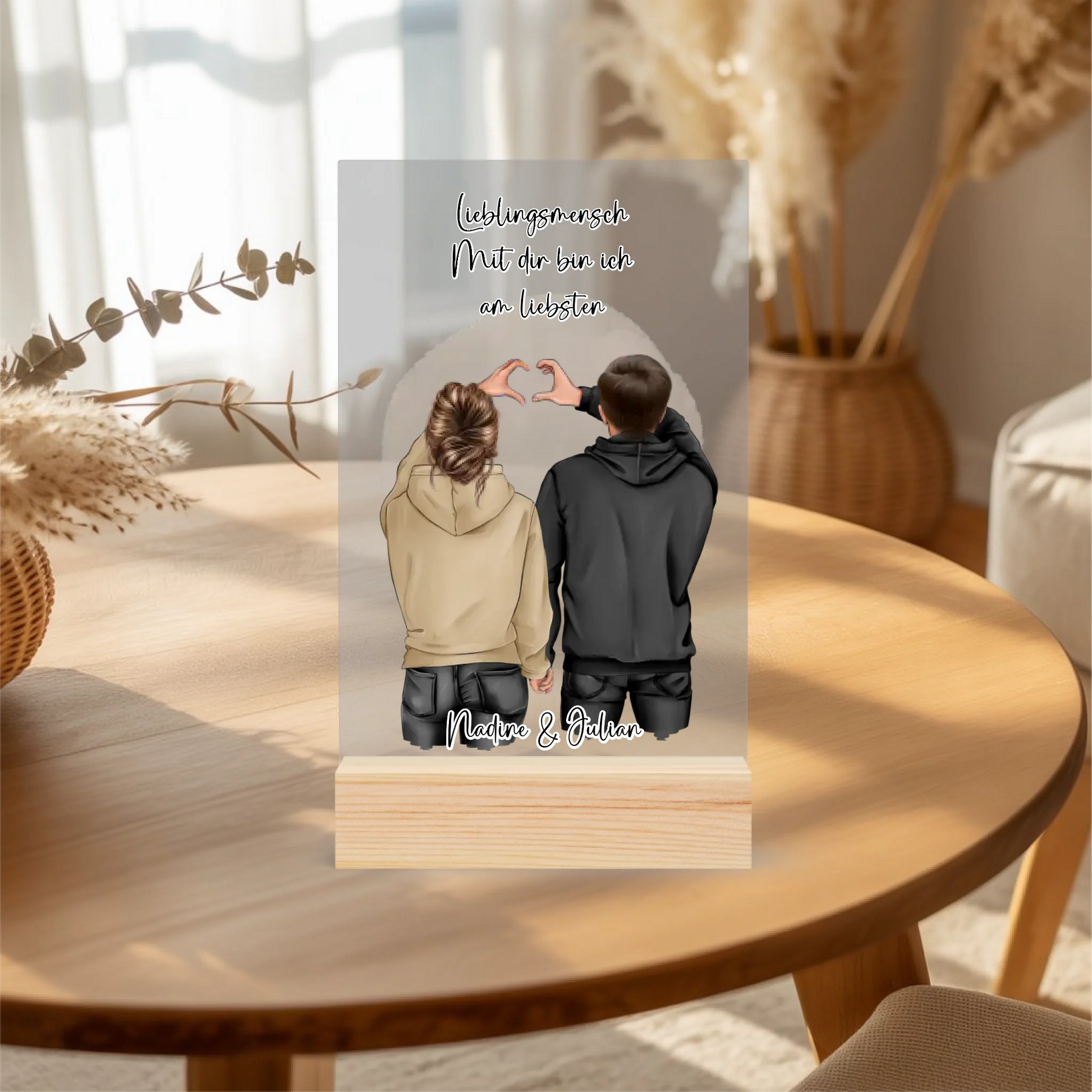 Acrylaufsteller personalisiert