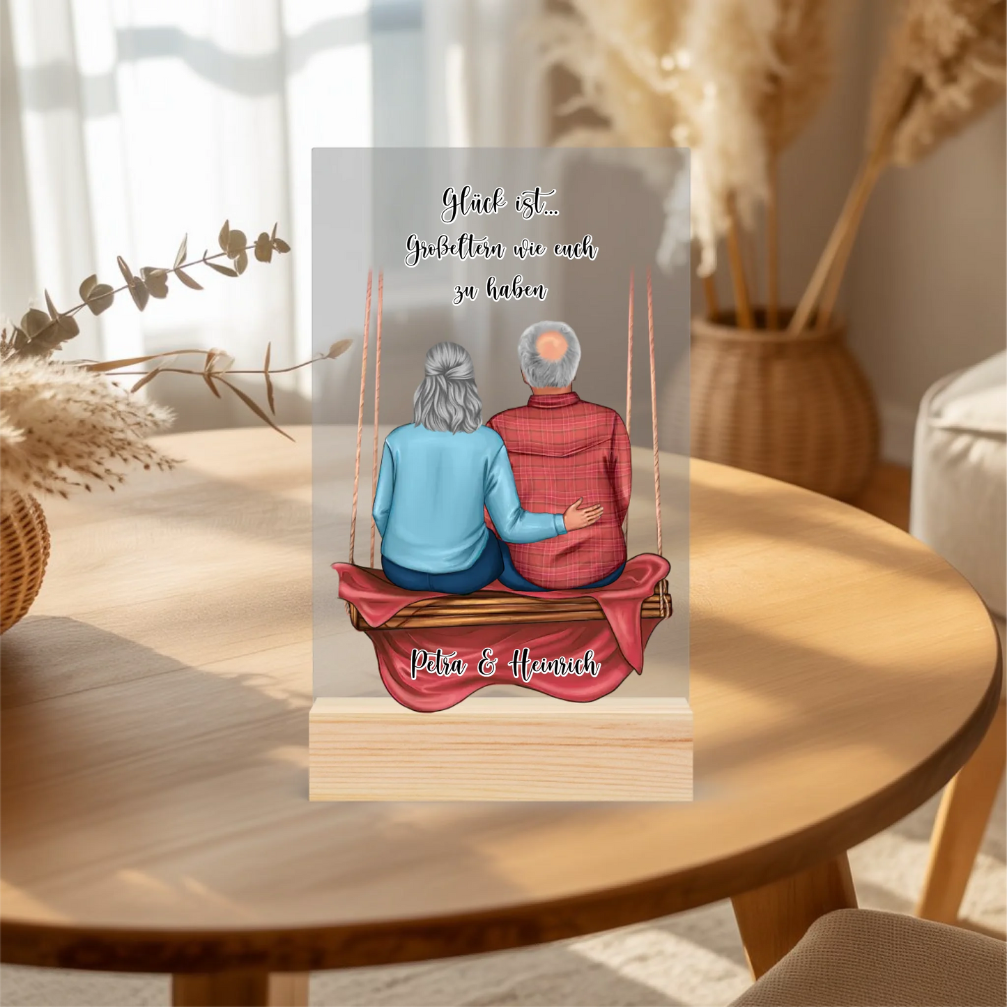 Acrylaufsteller personalisiert