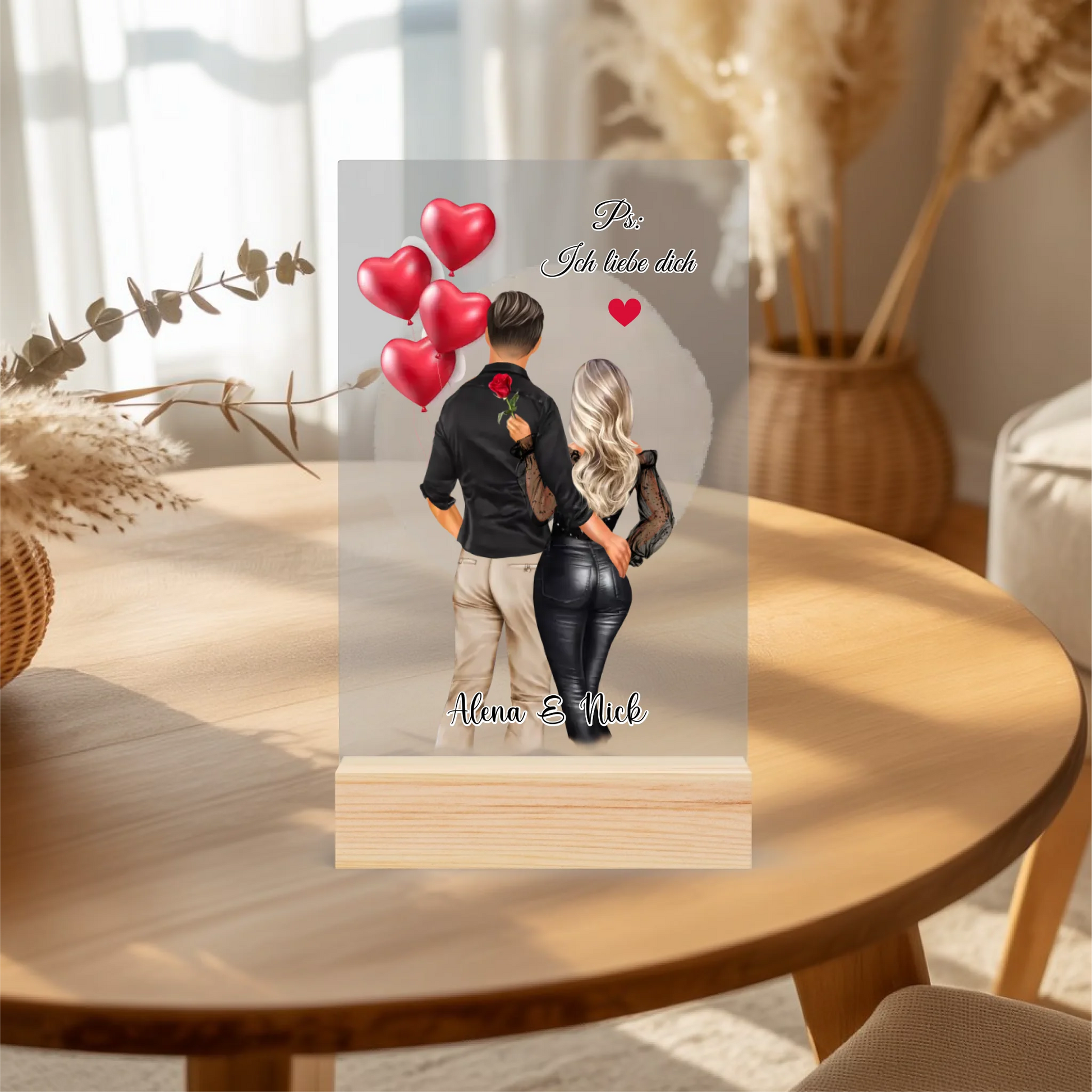 Acrylaufsteller personalisiert