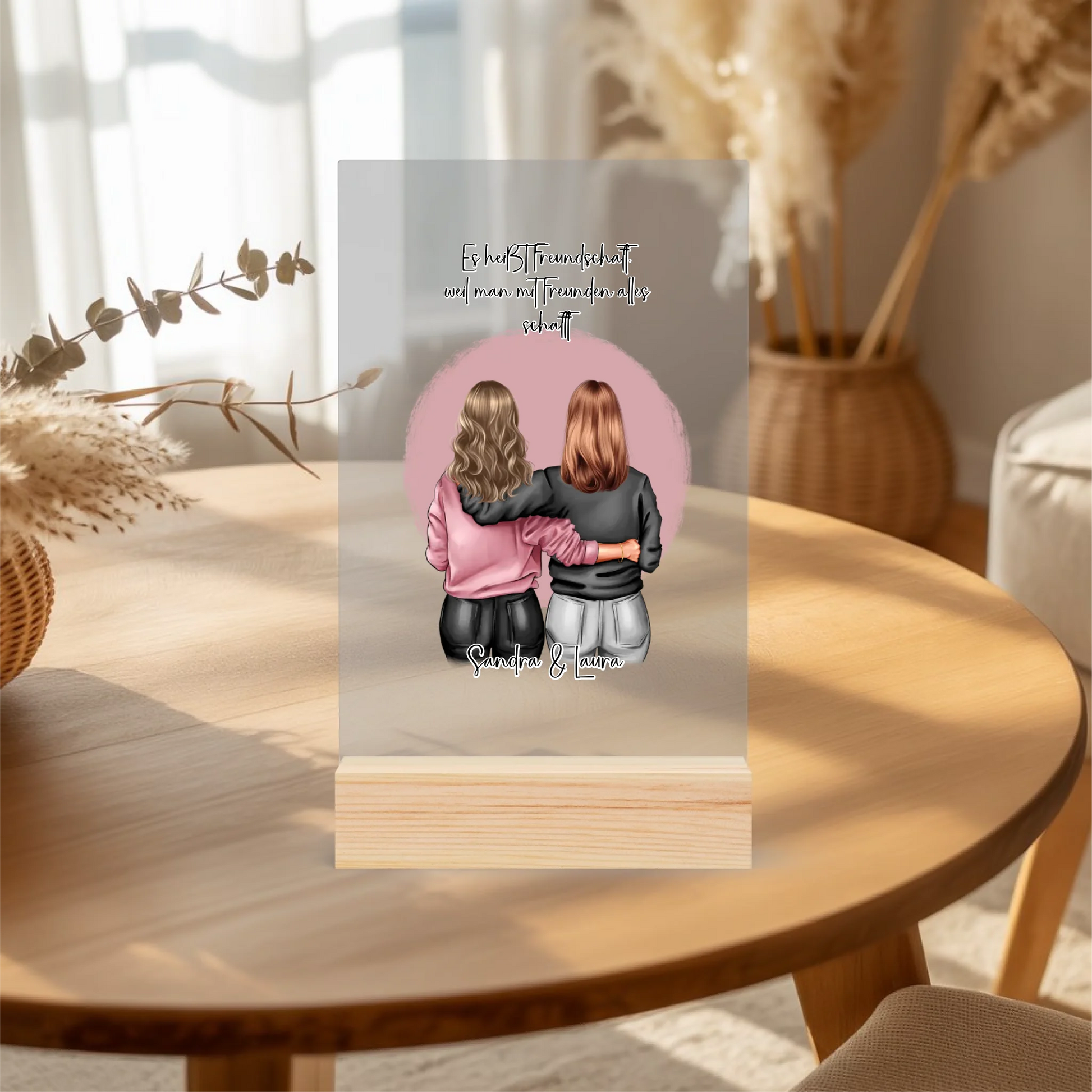 Acrylaufsteller personalisiert