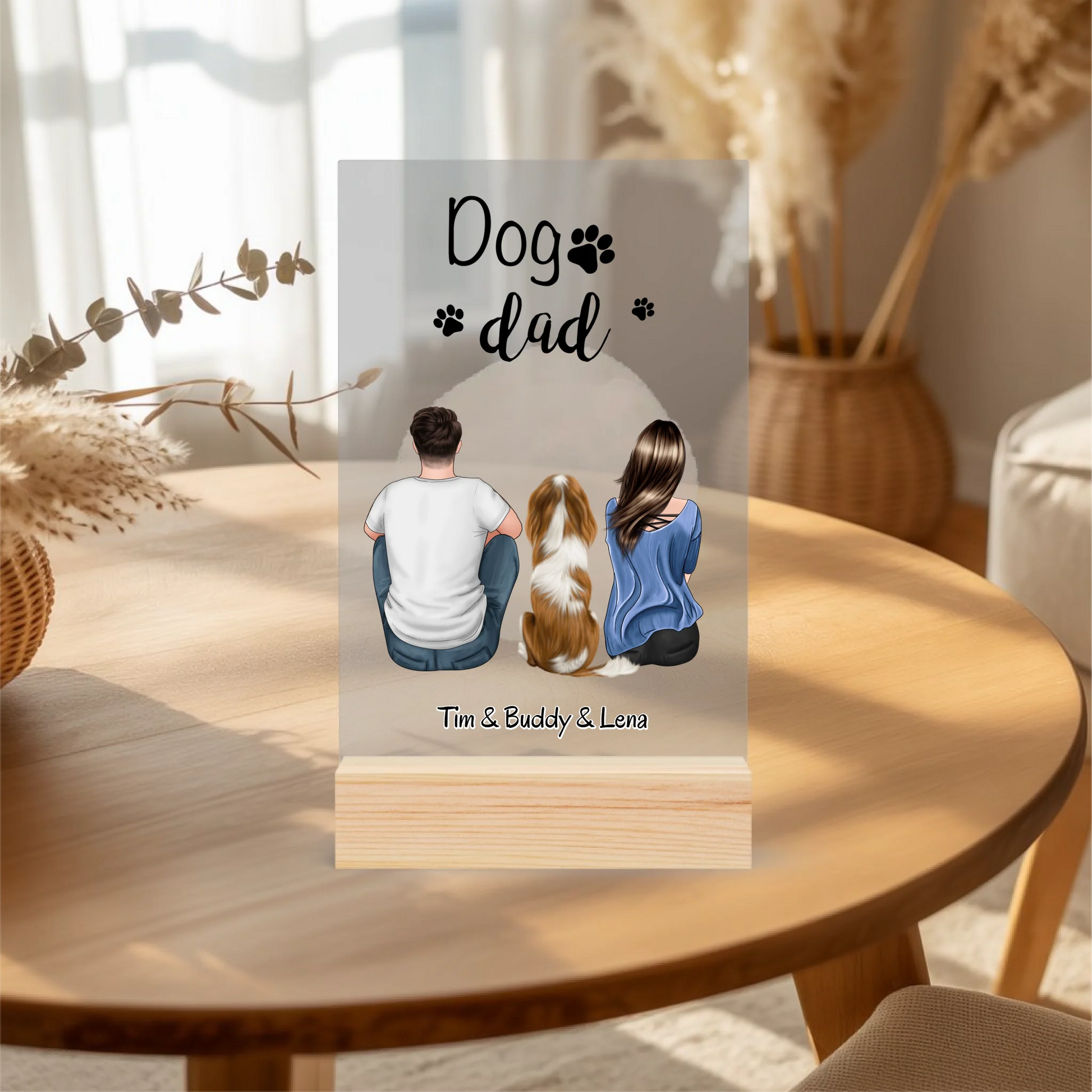 Acrylaufsteller personalisiert