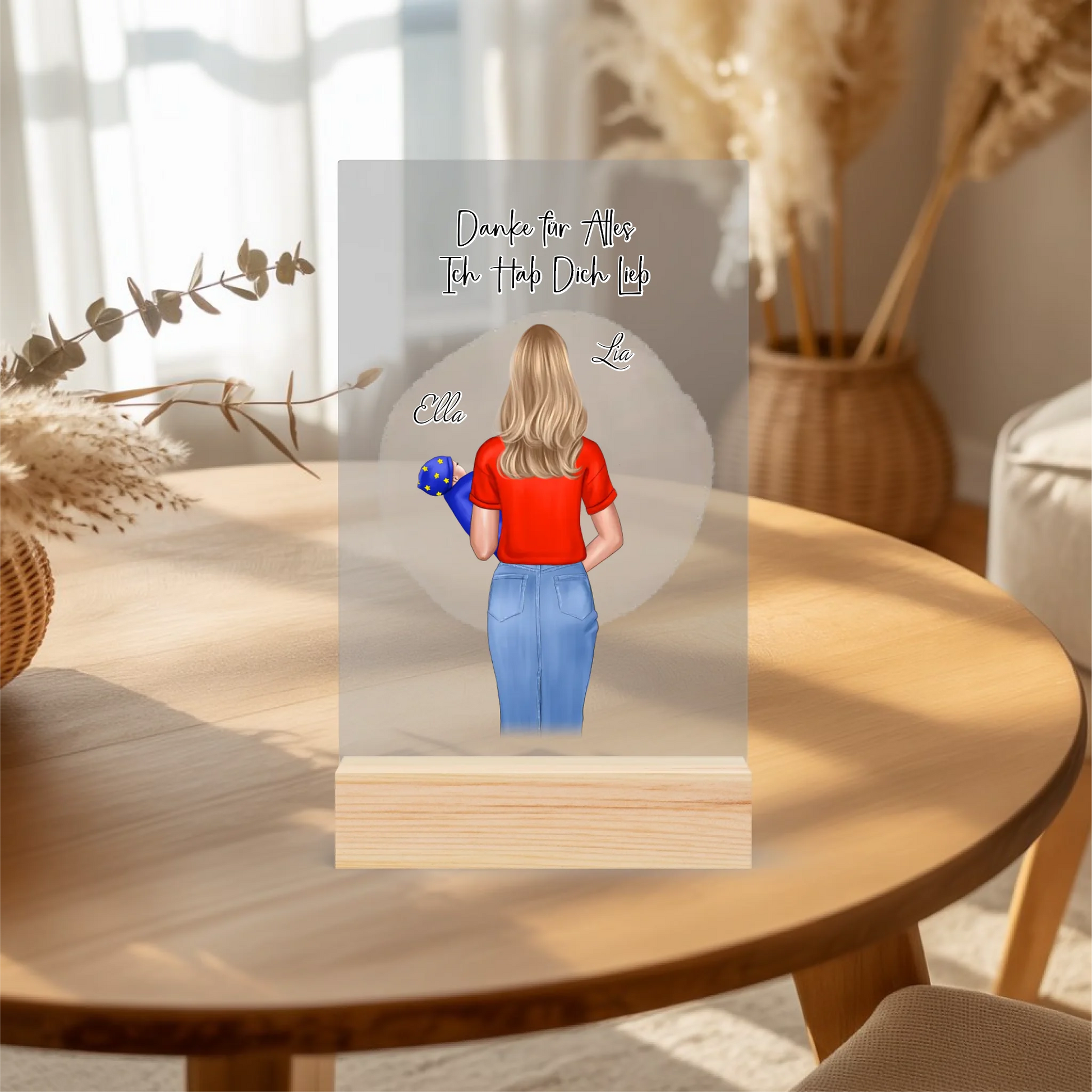 Acrylaufsteller personalisiert