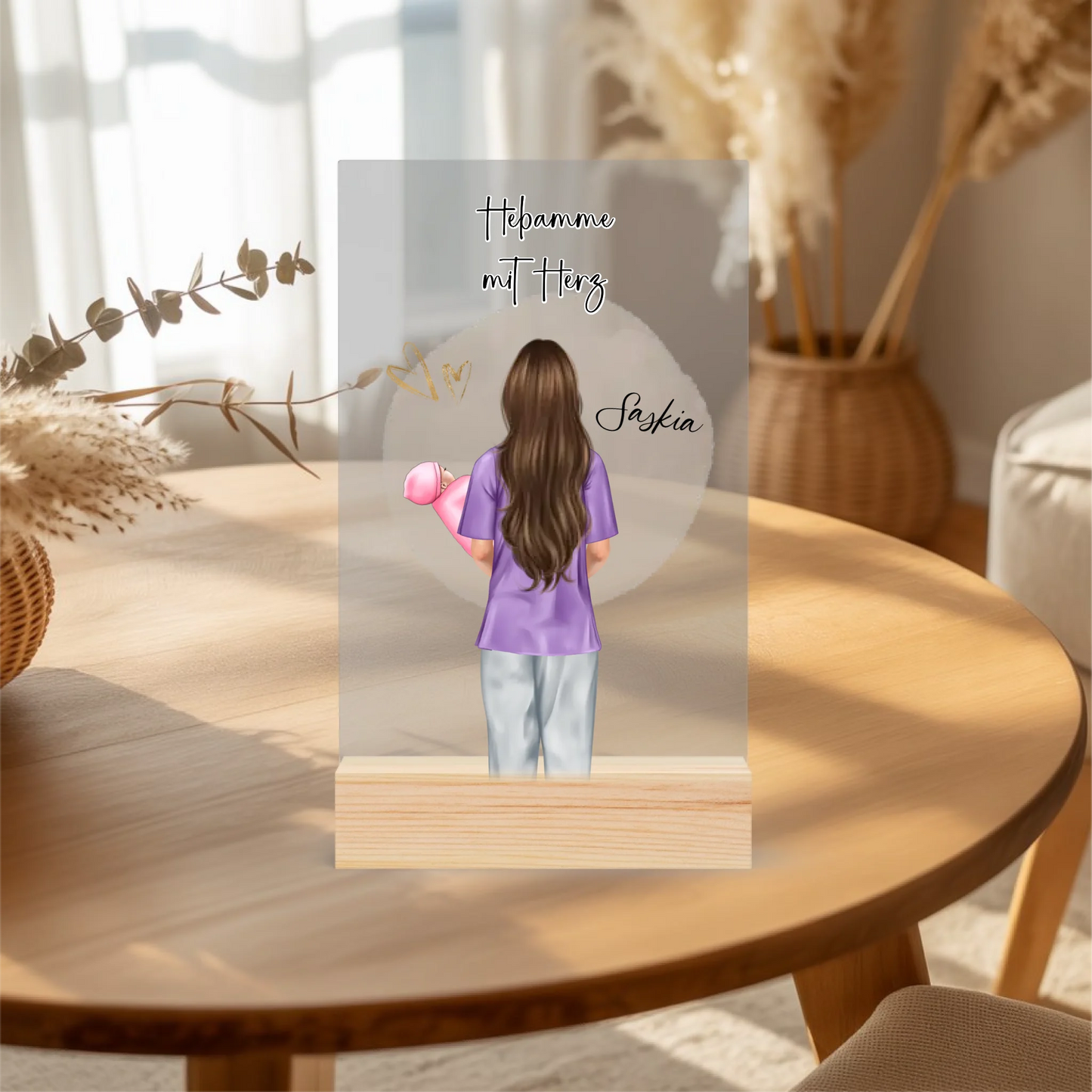 Acrylaufsteller personalisiert