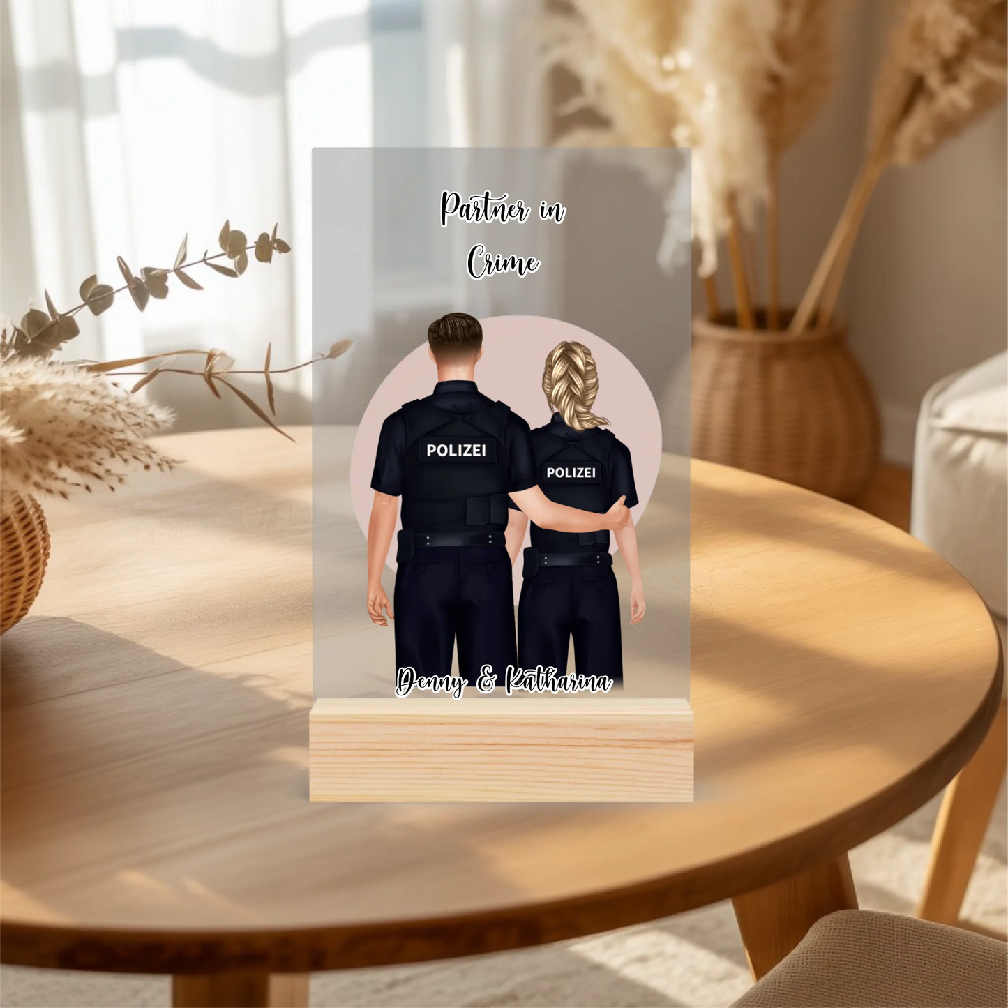 Acrylaufsteller personalisiert